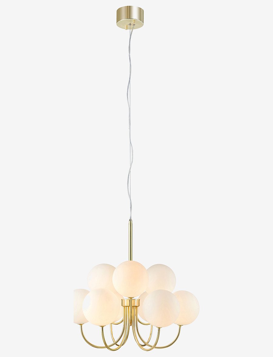 Markslöjd Lighting - BIANCO Pendant 9L Gold/White - pendellampen - gold/white - 1