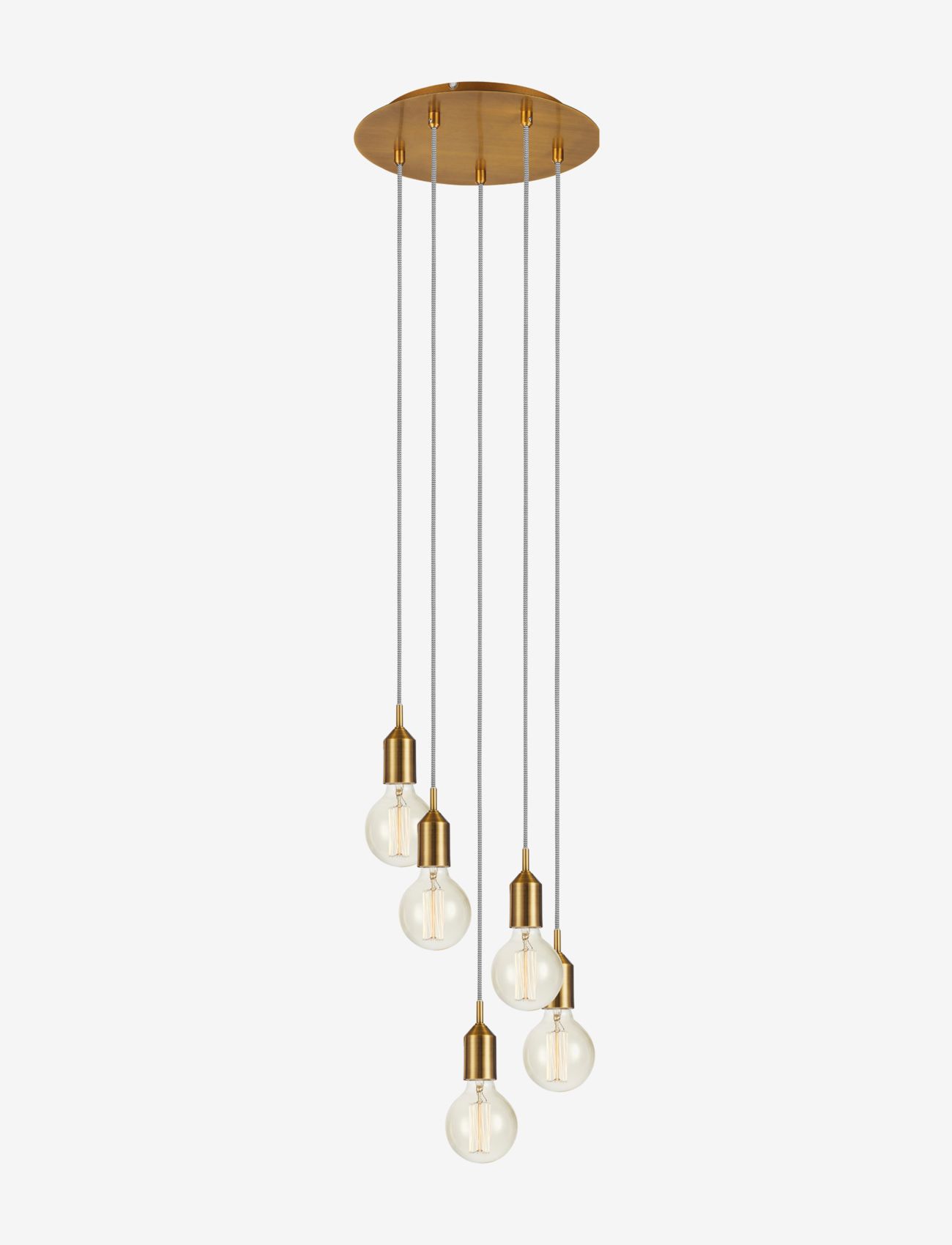 Markslöjd Lighting - BRONX Pendant 5L Round - pendant lamps - bronze - 1