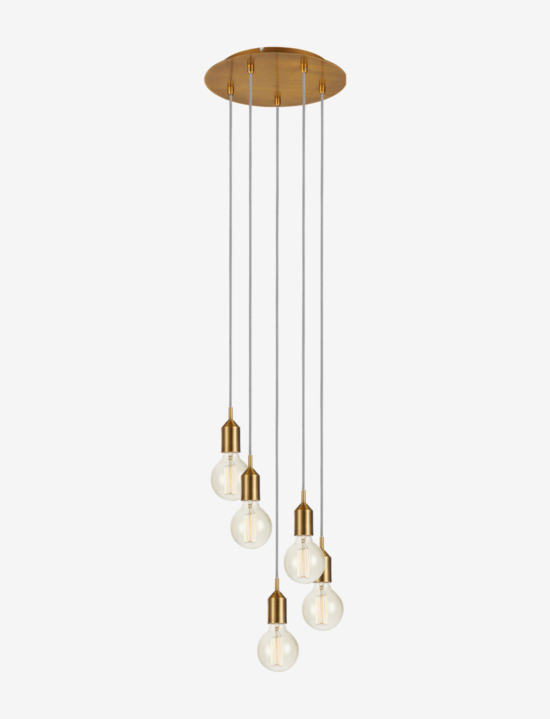 Markslöjd Lighting - BRONX Pendant 5L Round - pendellampen - bronze - 0