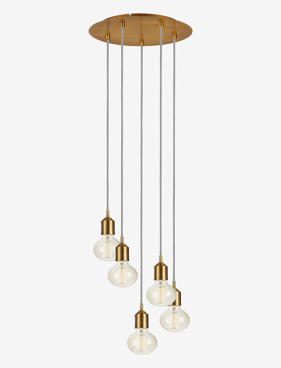 Markslöjd Lighting - BRONX Pendant 5L Round - pakabinami šviestuvai - bronze - 1
