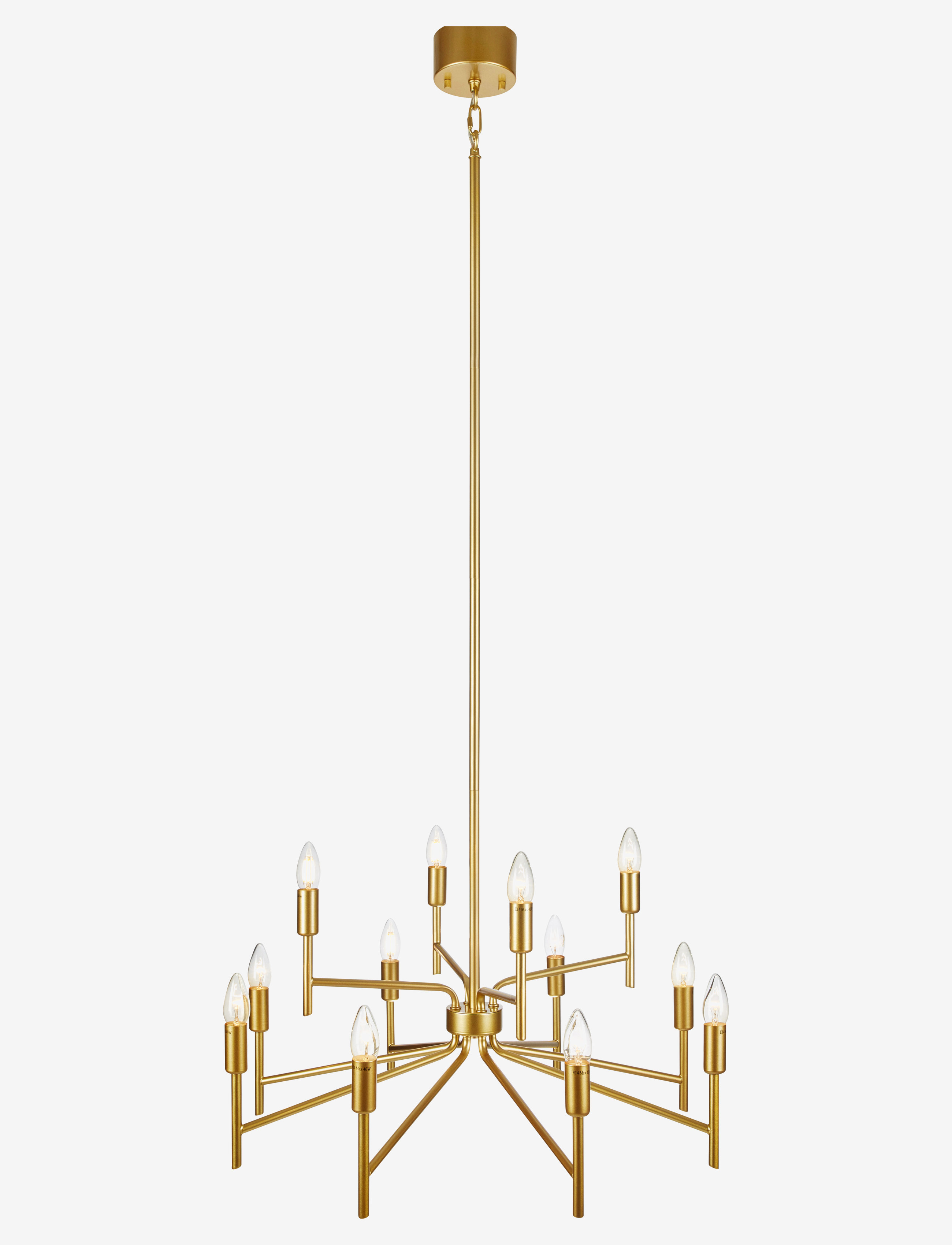 REGENT Pendant 12L Painted Gold - PAINTED GOLD