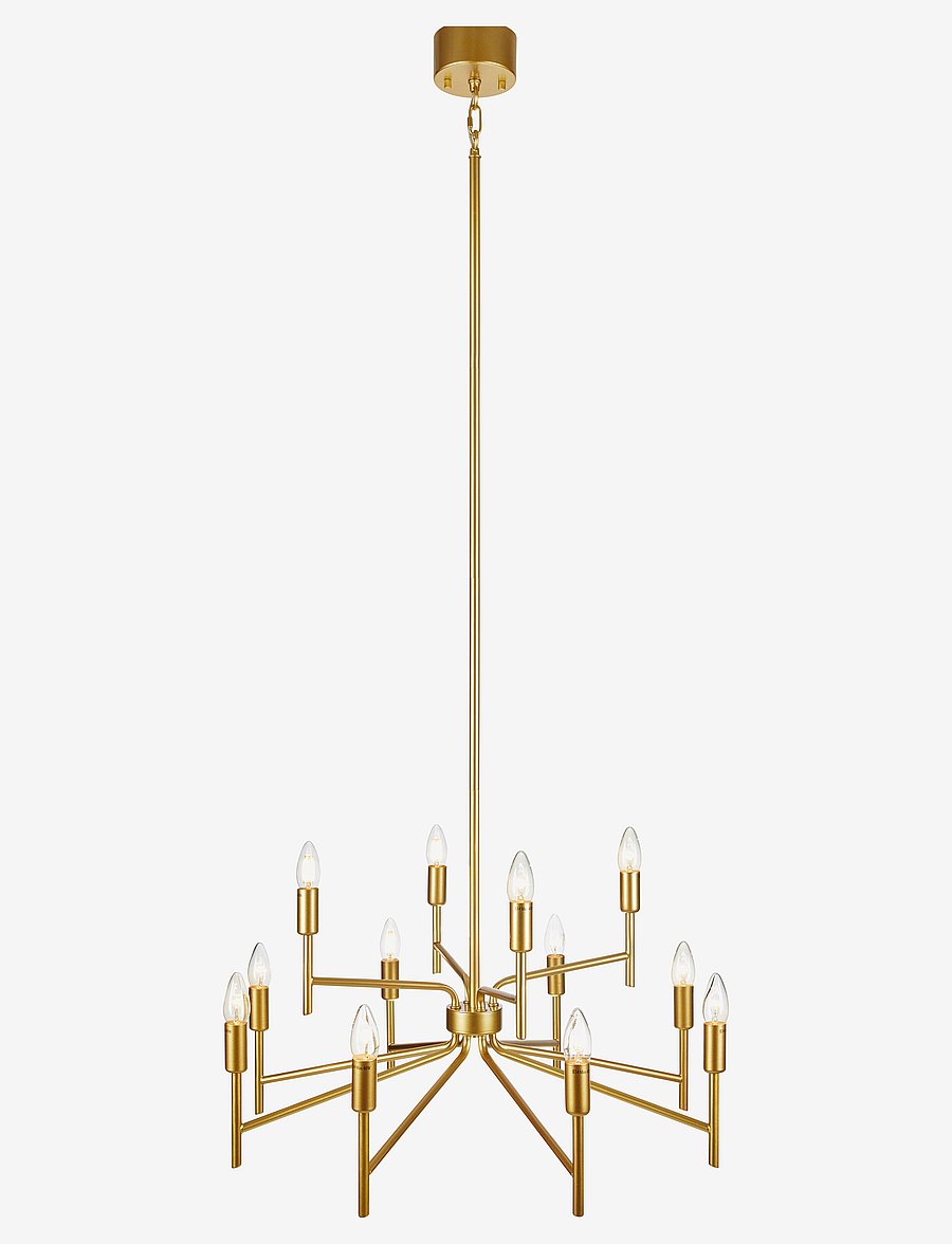 Markslöjd Lighting - REGENT Pendant 12L Painted Gold - rippvalgustid - painted gold - 1