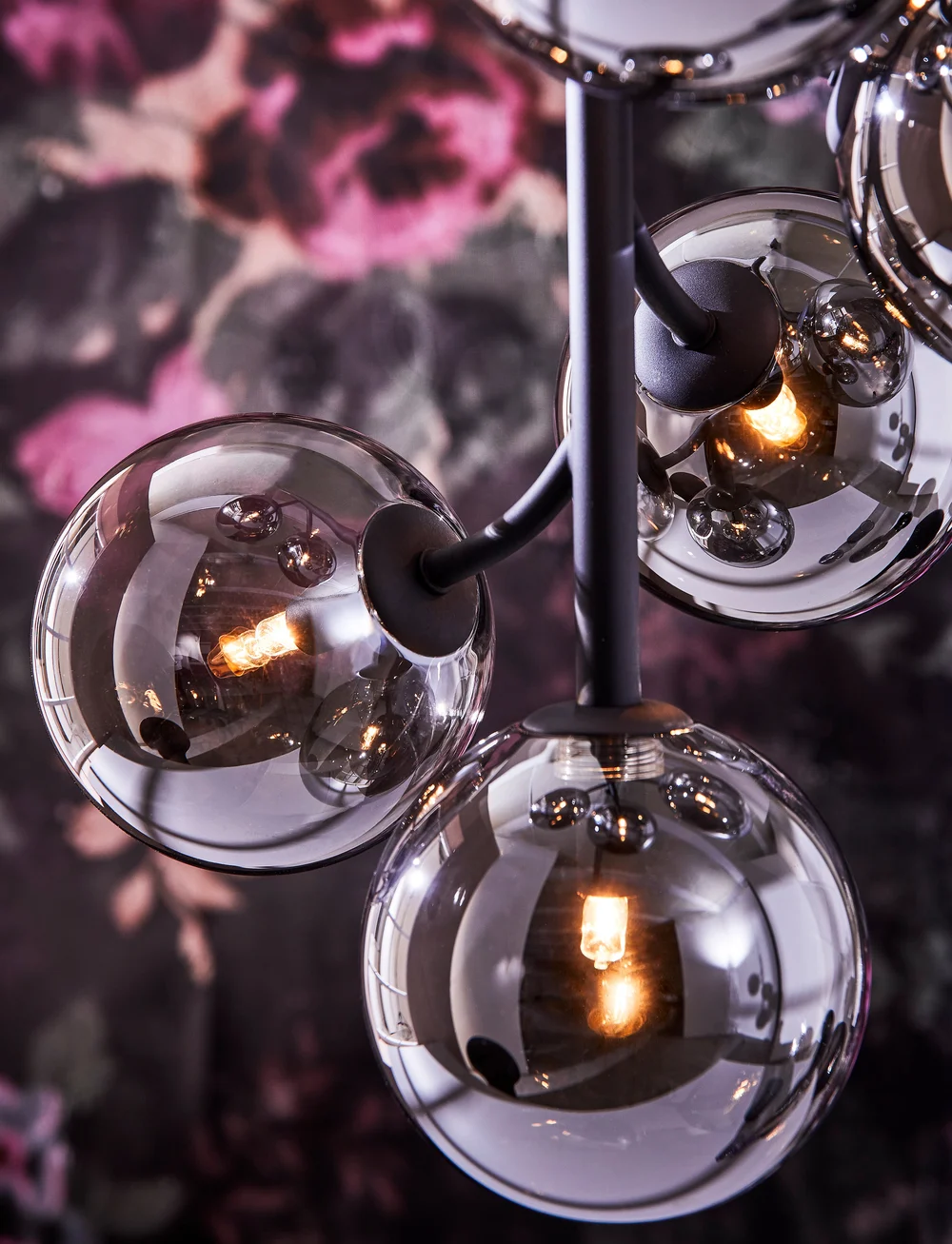 Markslöjd Lighting - CALLISTO Pendant 6L Black/Smoke - pendellampen - black/smoke - 2