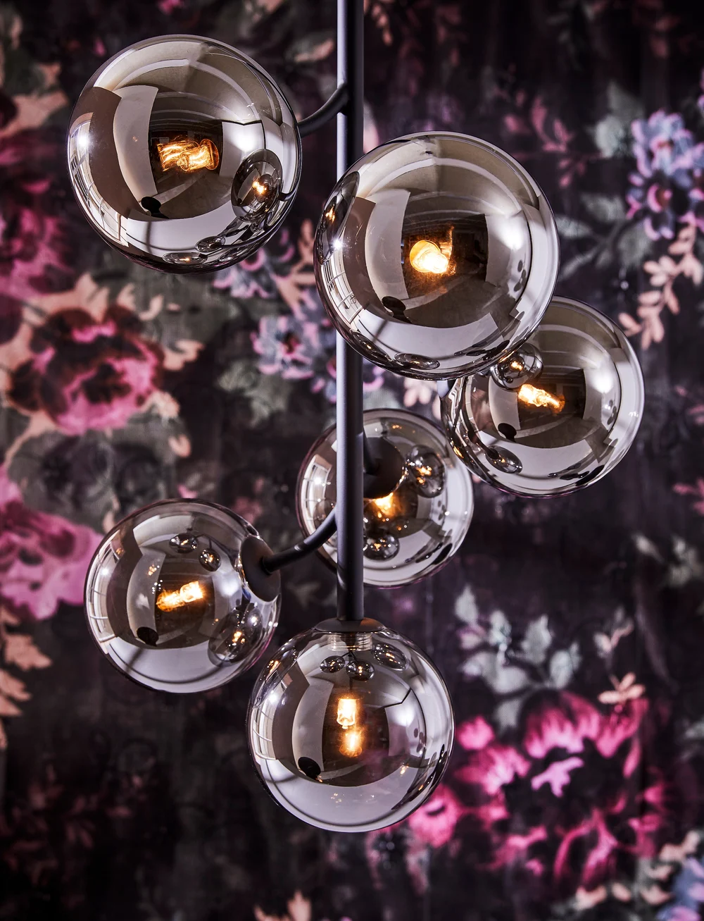 Markslöjd Lighting - CALLISTO Pendant 6L Black/Smoke - pendellampen - black/smoke - 3