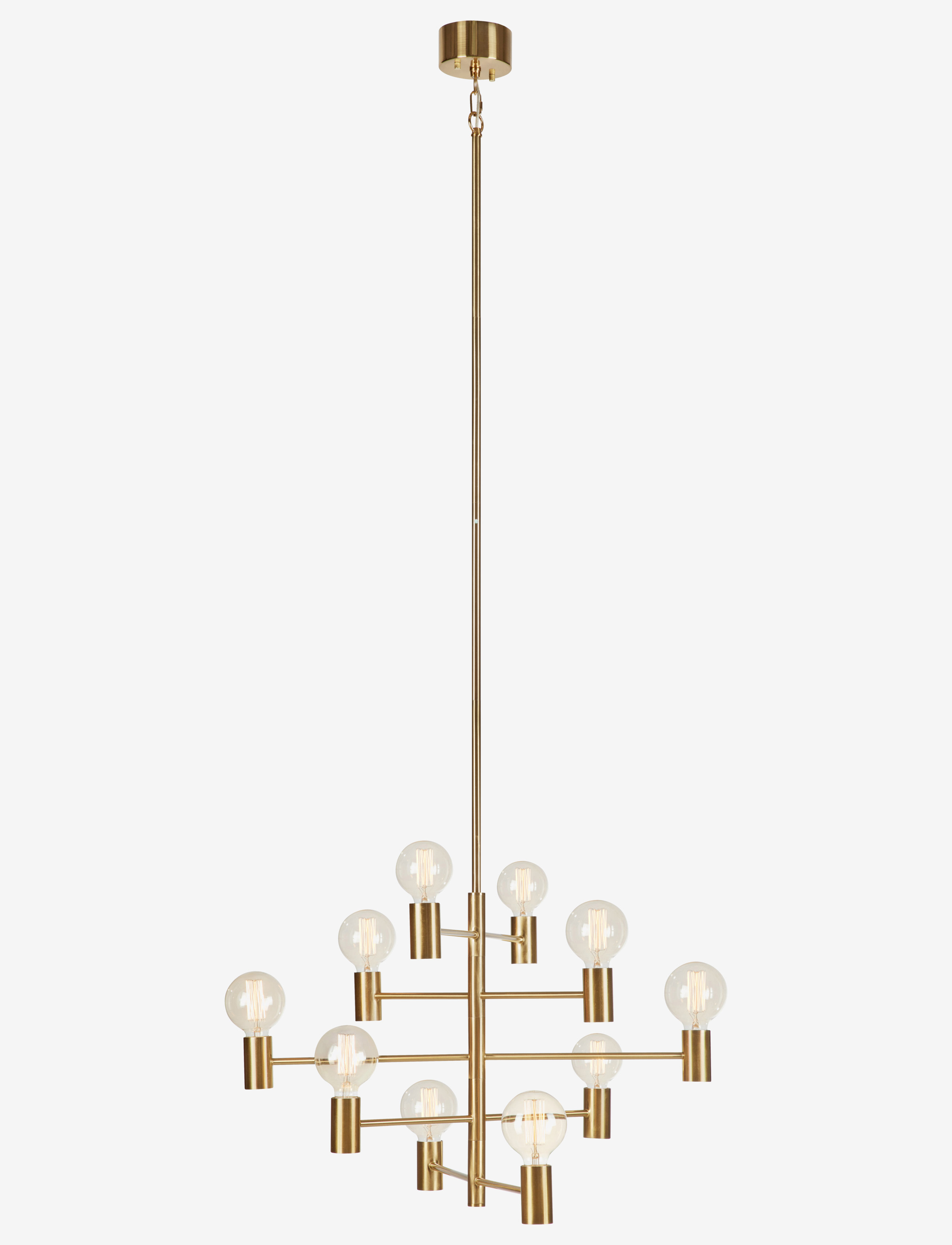 Markslöjd Lighting PARIS Pendant 10L Dark Brass - Markslöjd Lighting - DARK BRASS / gold
