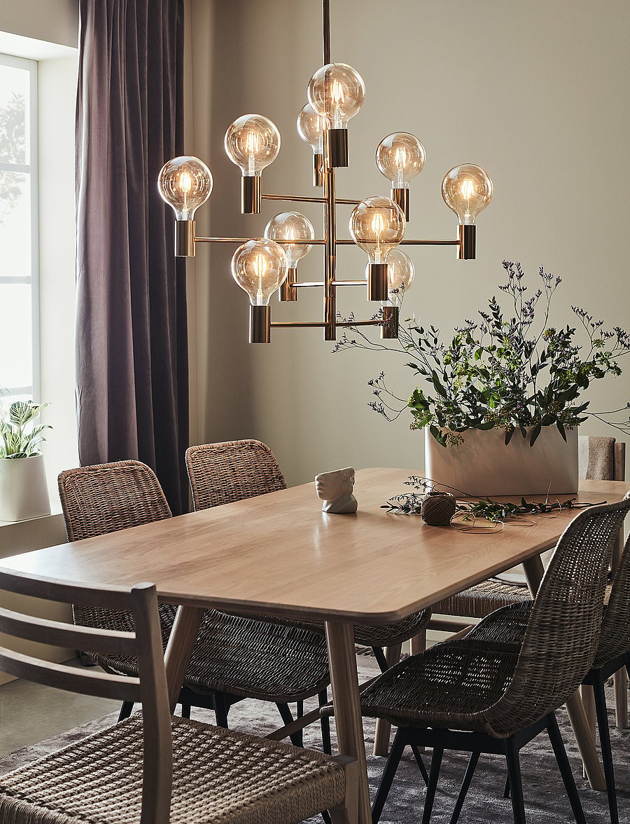 Markslöjd Lighting - PARIS Pendant 10L Dark Brass - piekaramās lampas - dark brass - 0