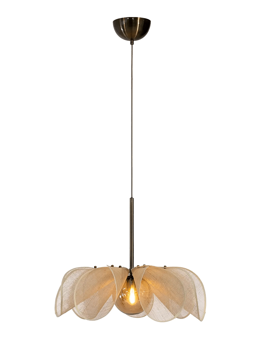 Markslöjd Lighting - STYRKA Pendant Lamp - rippvalgustid - beige - 1