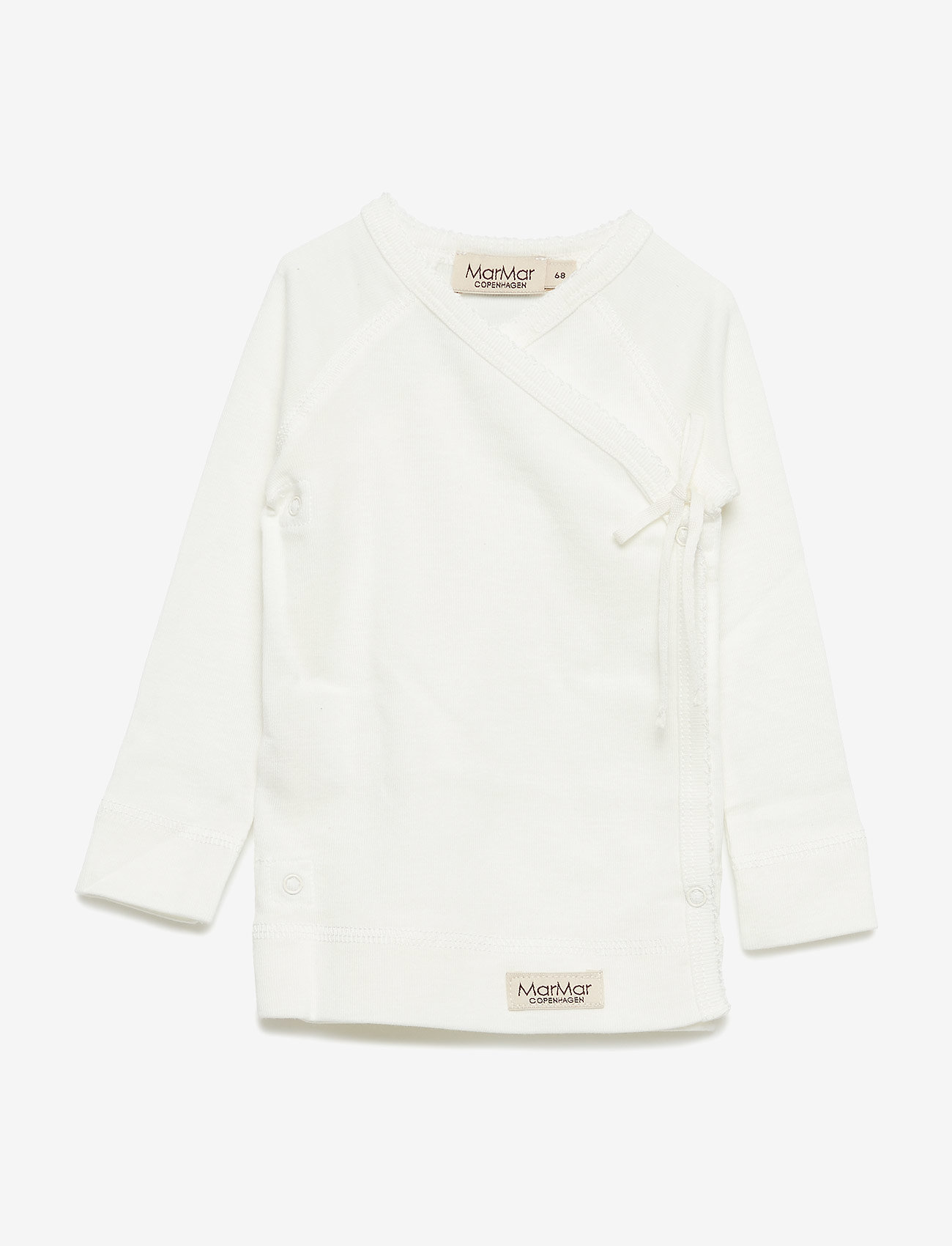 MarMar Copenhagen - Tut Wrap LS - langærmede t-shirts - gentle white - 0
