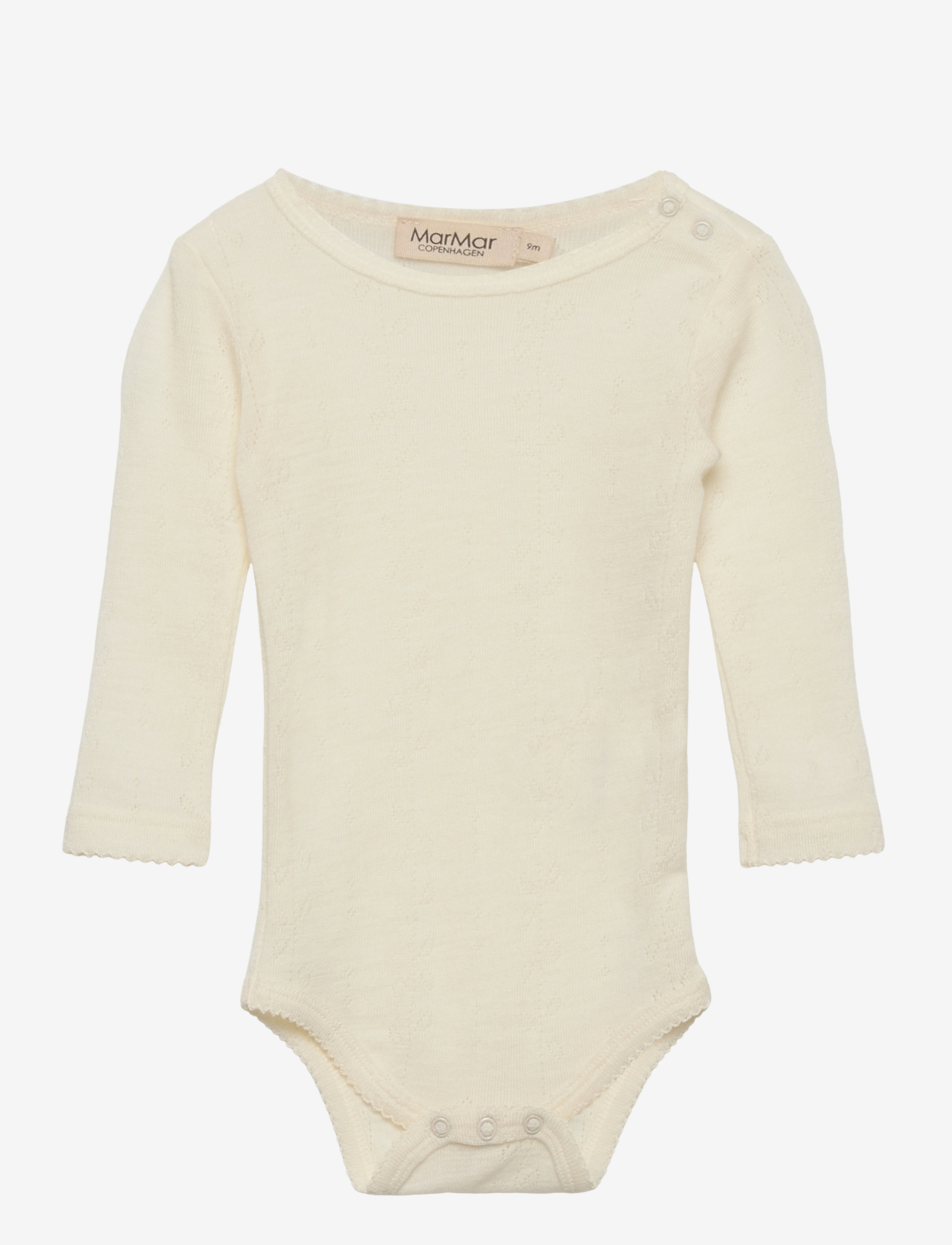 MarMar Copenhagen Benedikte, 86, Bodys, Creme - Long-sleeved, Kinder