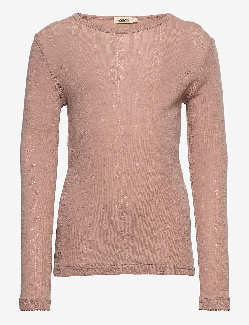 MarMar Copenhagen - Tamra - langærmede t-shirts - burnt rose - 0