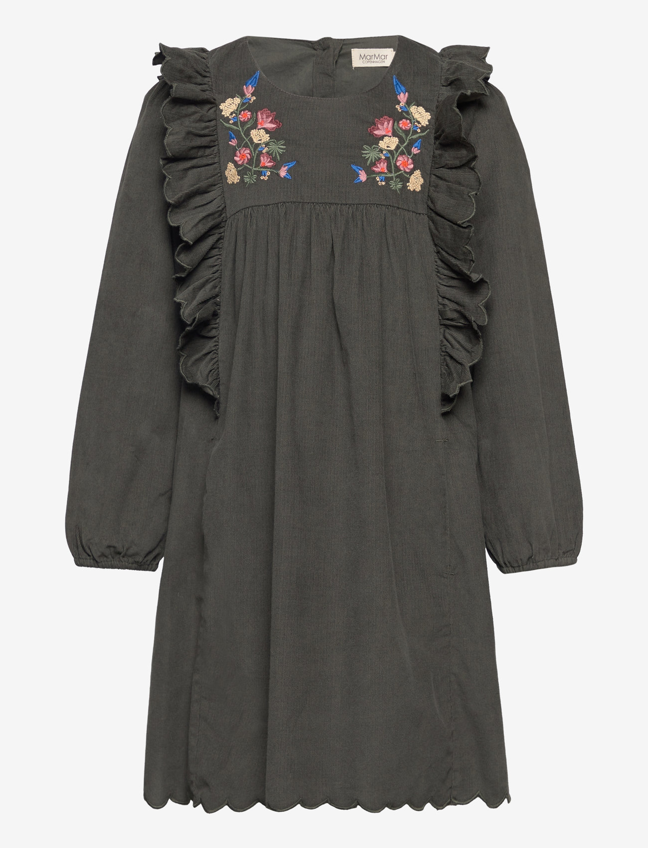 MarMar Copenhagen - Dorvina - long-sleeved casual dresses - dark moss - 0