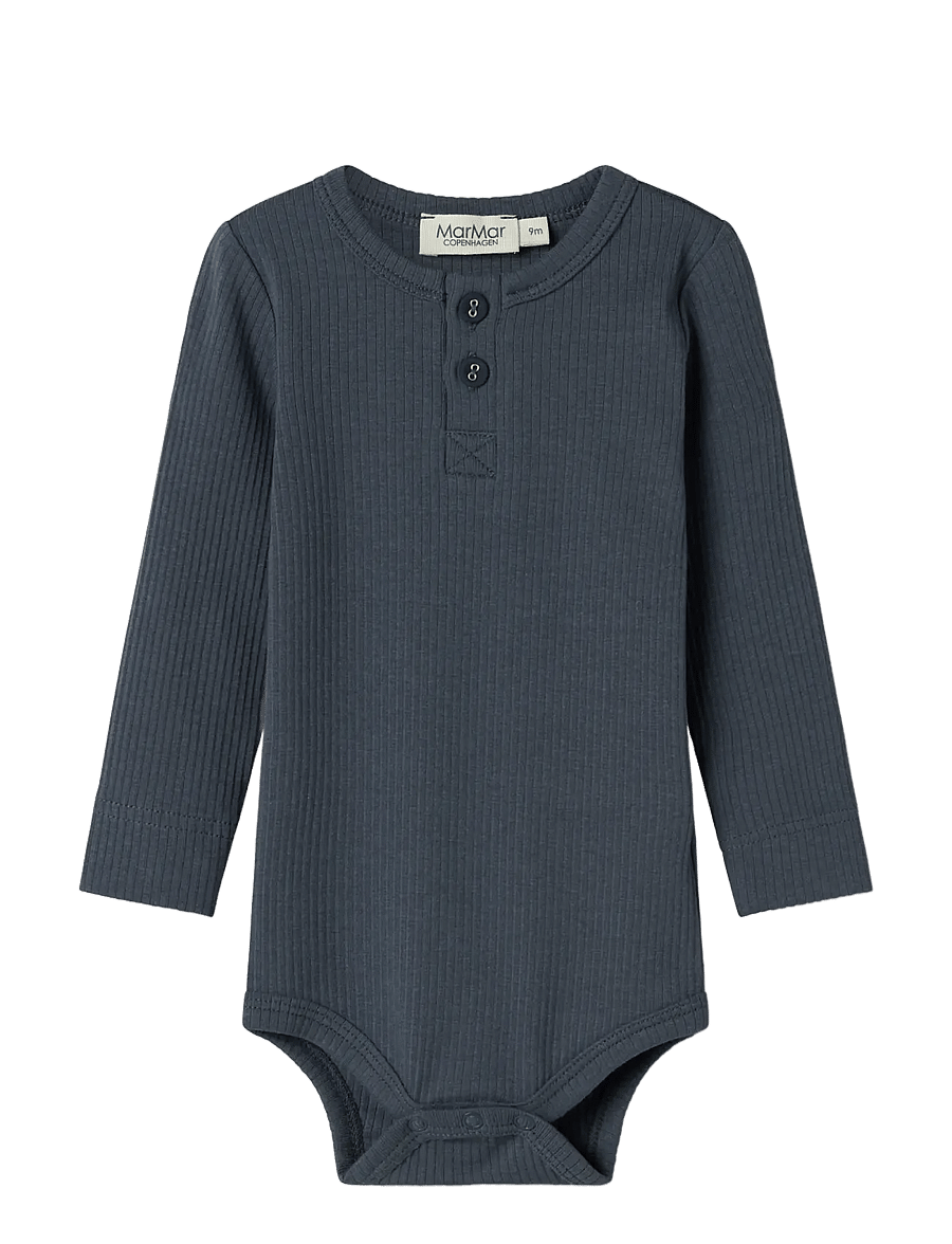 MarMar Copenhagen - Body LS - pikkade varrukatega bodid - blue - 0