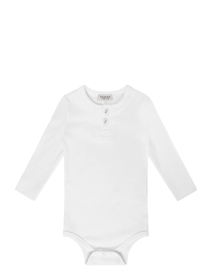 MarMar Copenhagen - Body LS - pikkade varrukatega bodid - gentle white - 0