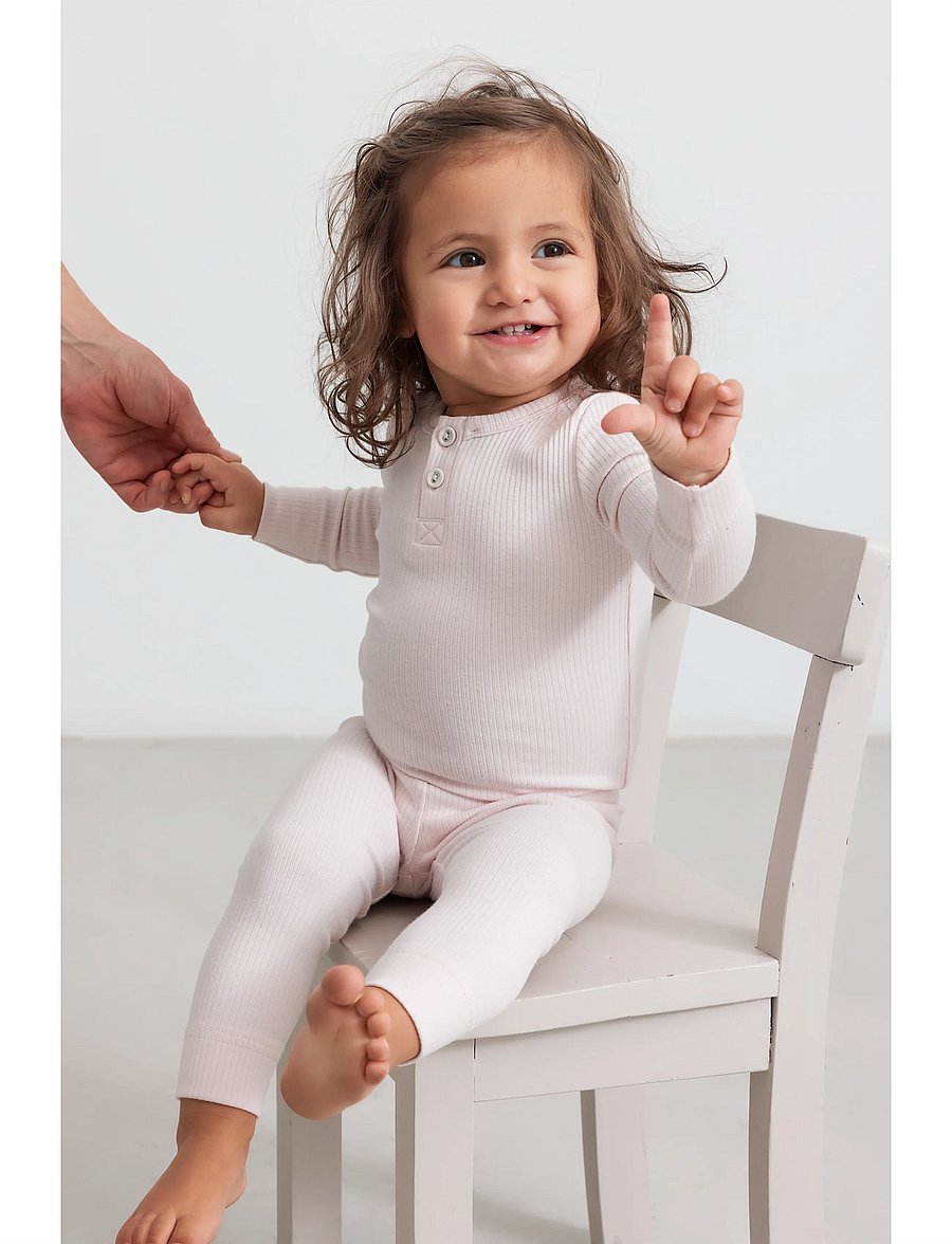 MarMar Copenhagen - Body LS - långärmade bodies - rosa - 3