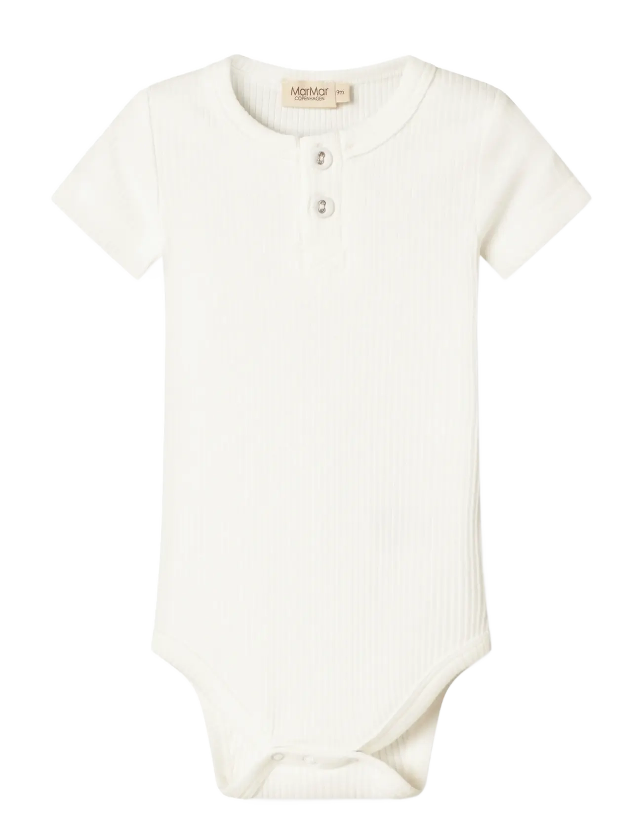 MarMar Copenhagen - Body SS - short-sleeved bodies - gentle white - 0