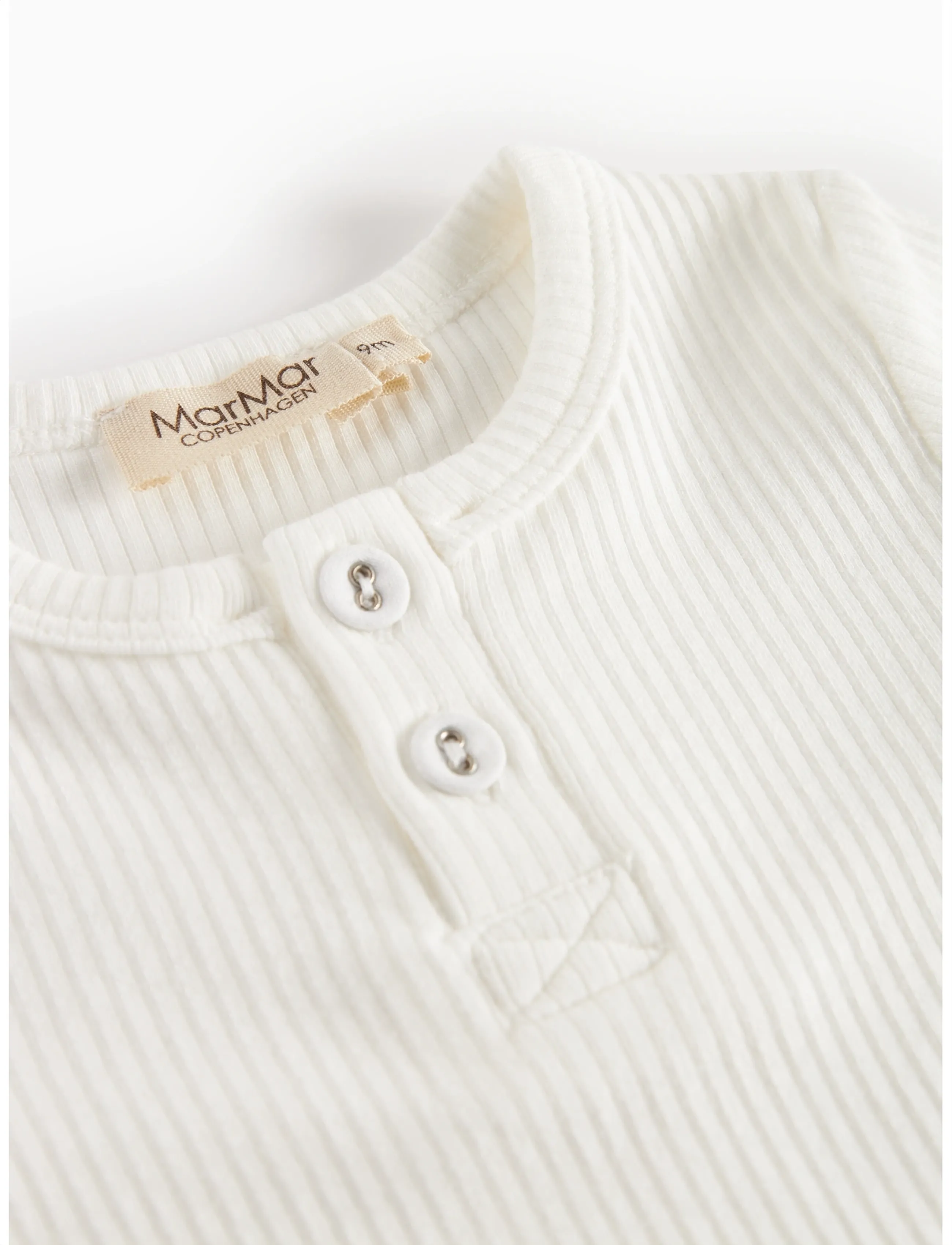 MarMar Copenhagen - Body SS - kortermede bodyer - gentle white - 2