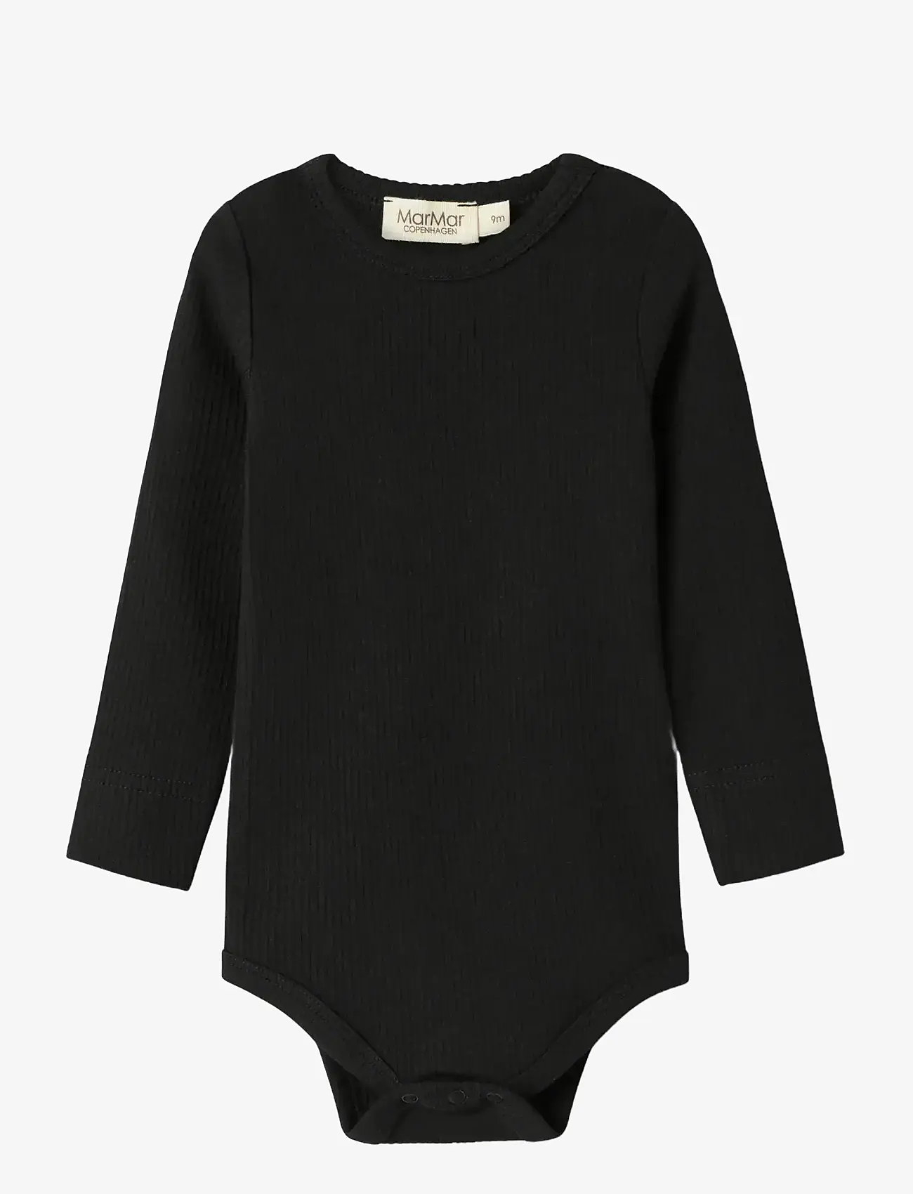 MarMar Copenhagen - Plain Body LS - langærmede bodyer - black - 0