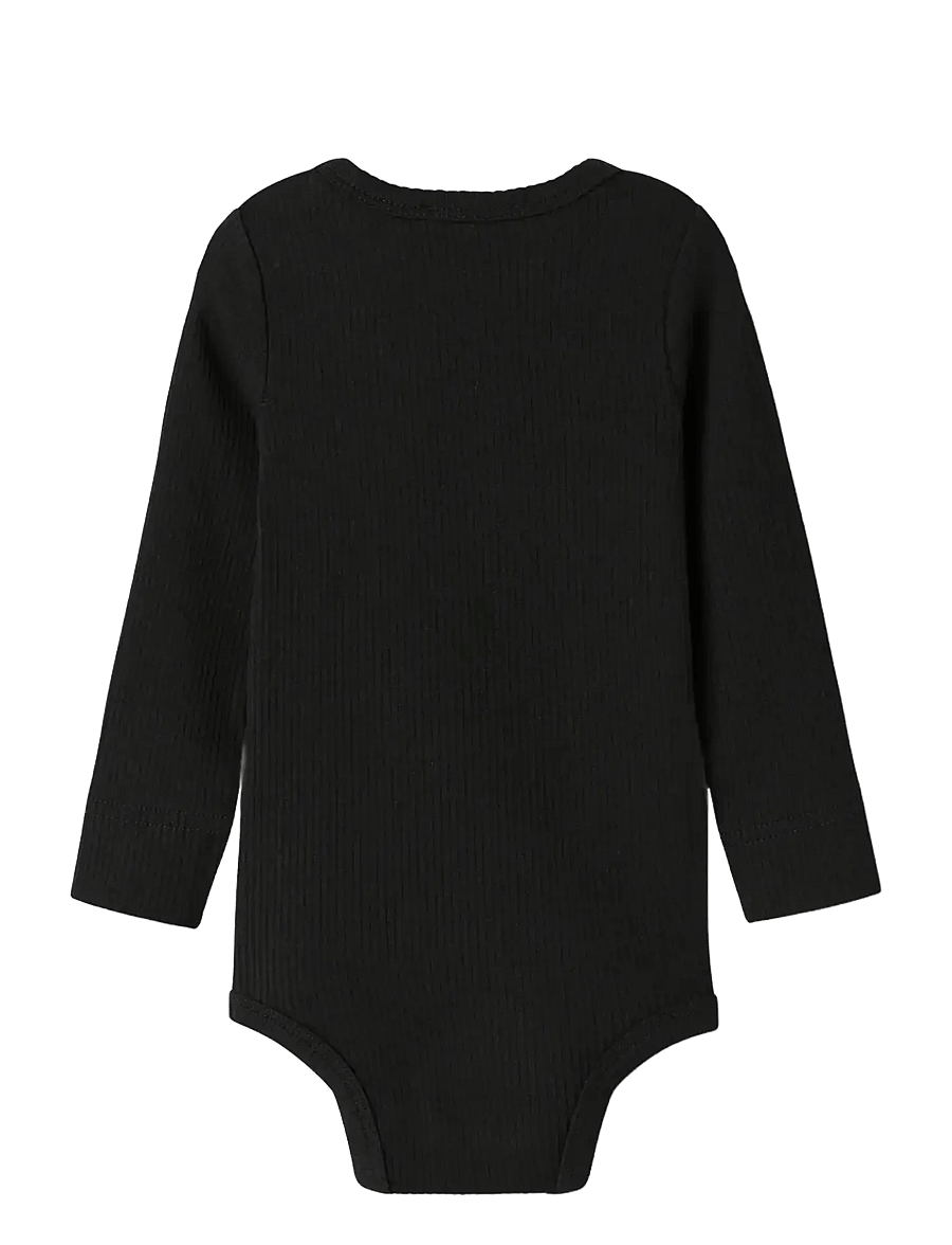 MarMar Copenhagen - Plain Body LS - långärmade bodies - black - 1