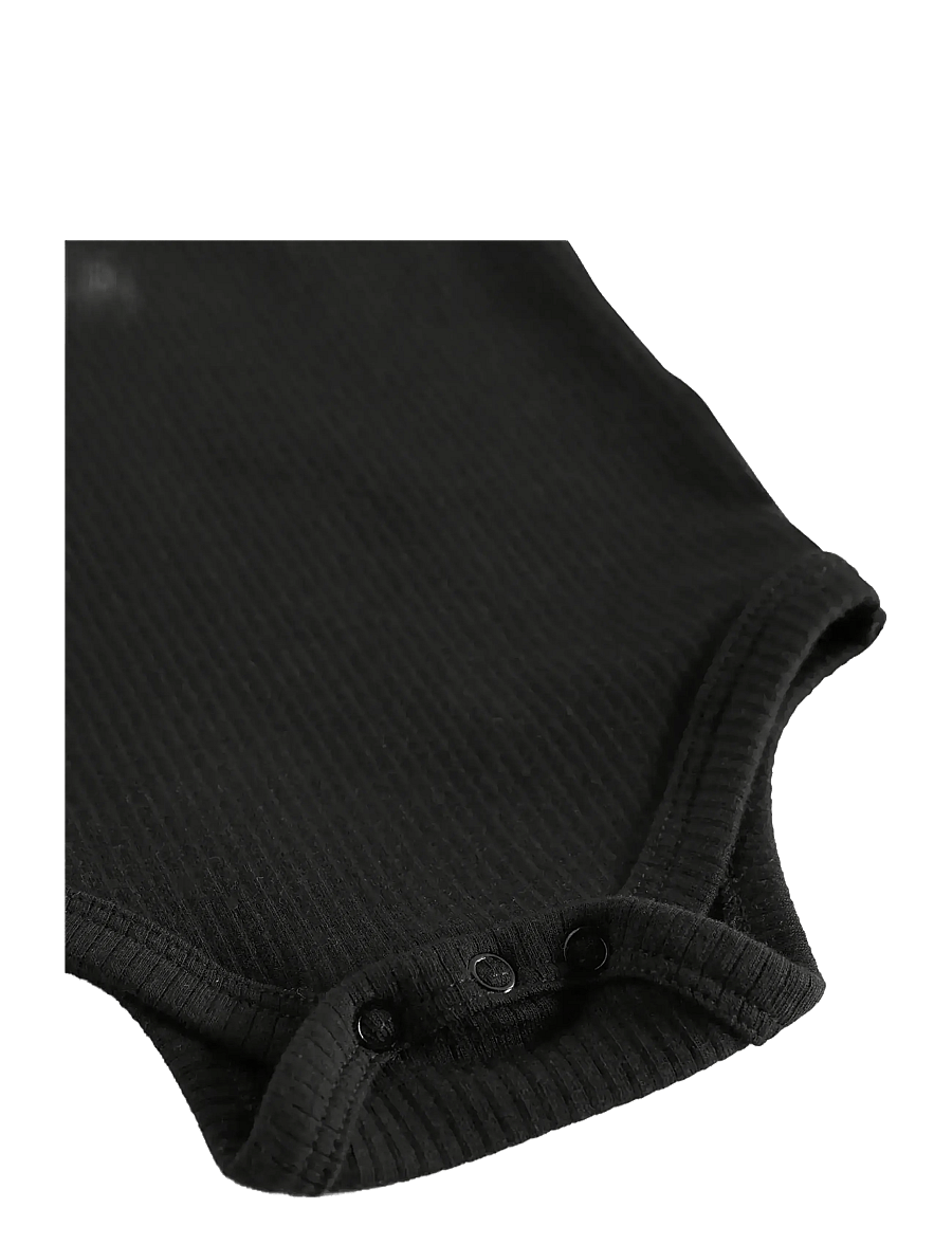 MarMar Copenhagen - Plain Body LS - långärmade bodies - black - 2