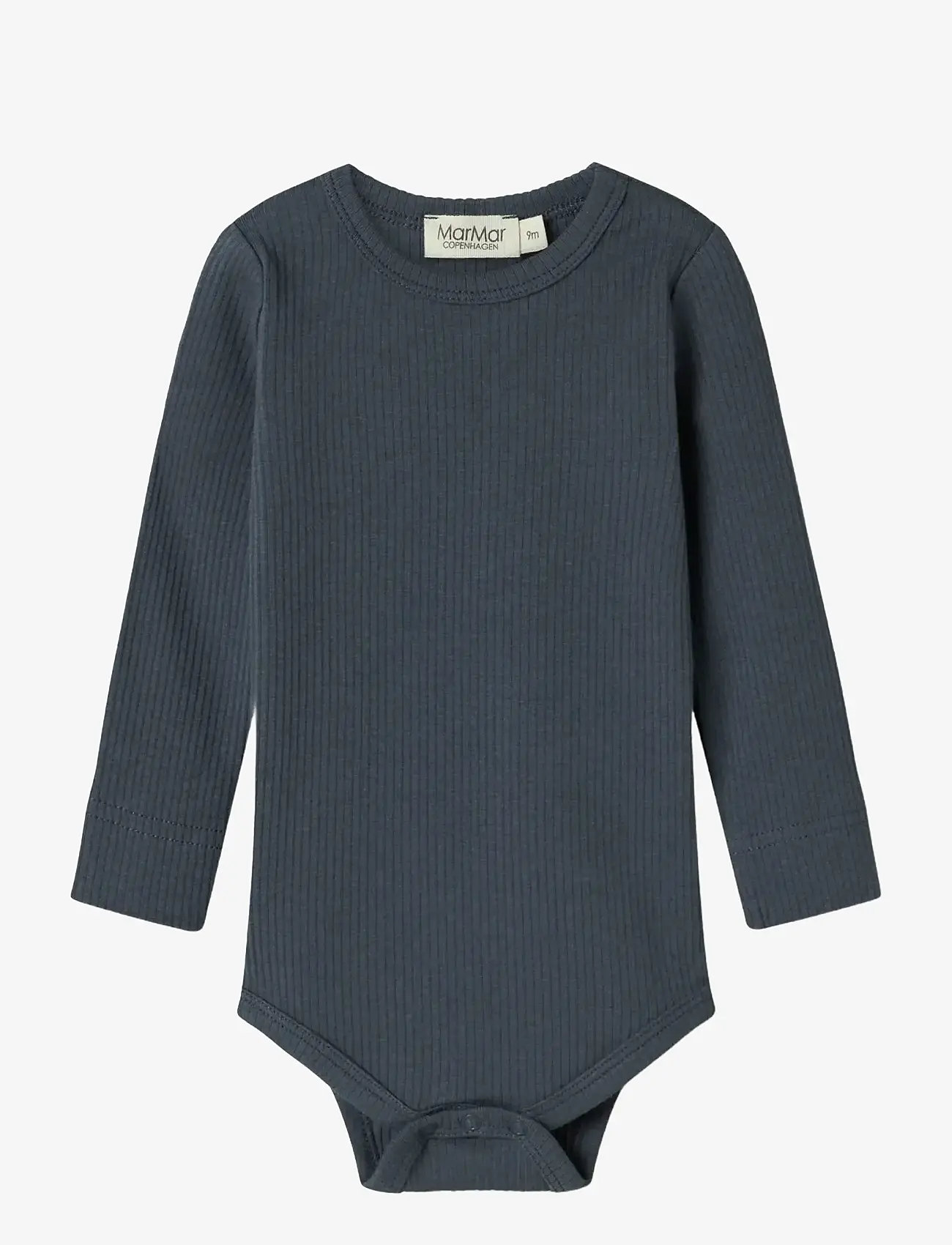 MarMar Copenhagen - Plain Body LS - långärmade bodies - blue - 1
