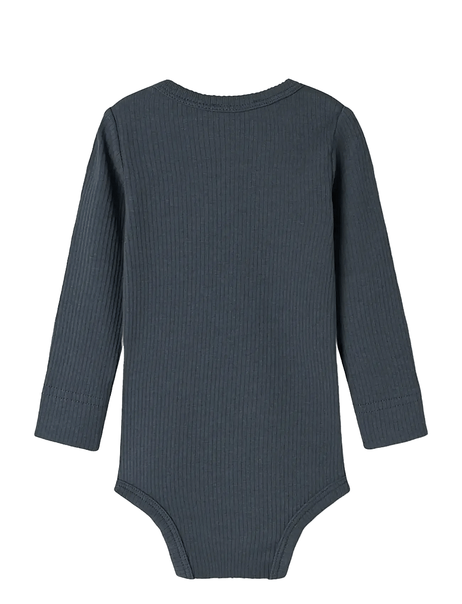 MarMar Copenhagen - Plain Body LS - långärmade bodies - blue - 2