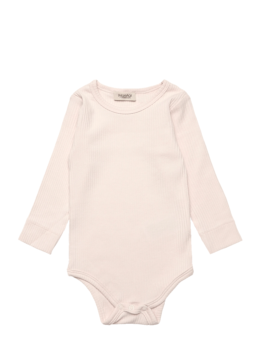 MarMar Copenhagen - Plain Body LS - långärmade bodies - rosa - 0