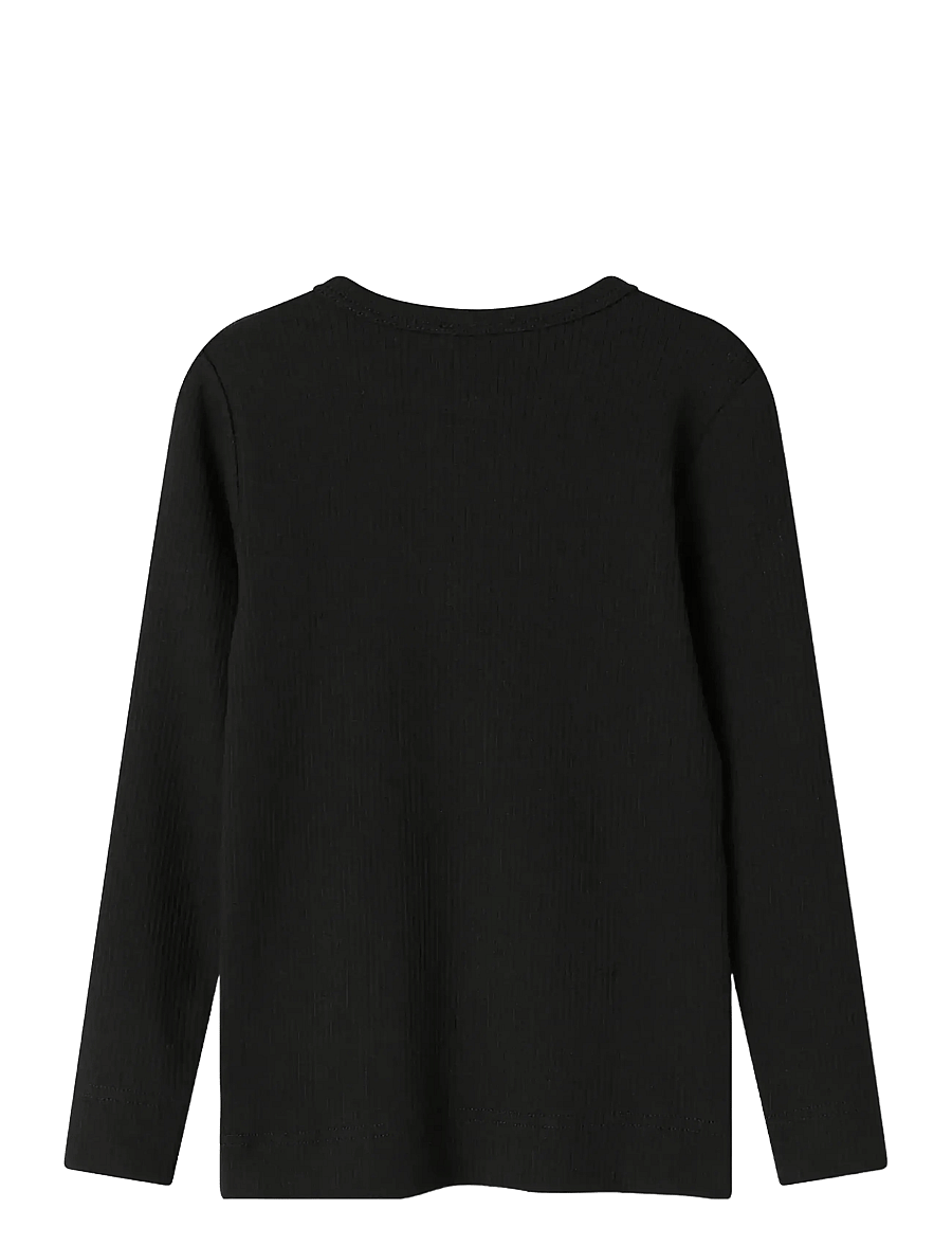 MarMar Copenhagen - Tee LS - långärmade t-shirts - black - 2