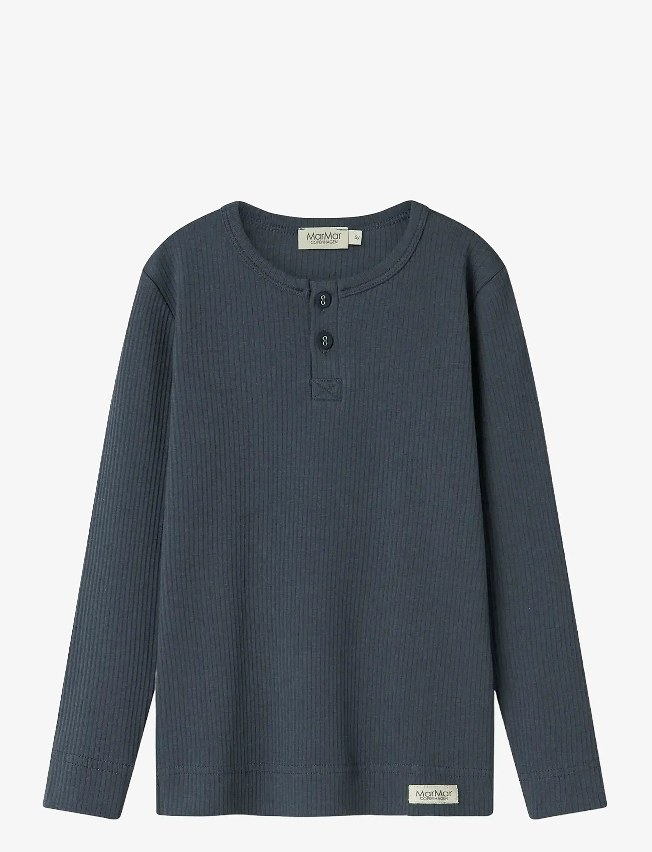 MarMar Copenhagen - Tee LS - langærmede t-shirts - blue - 1