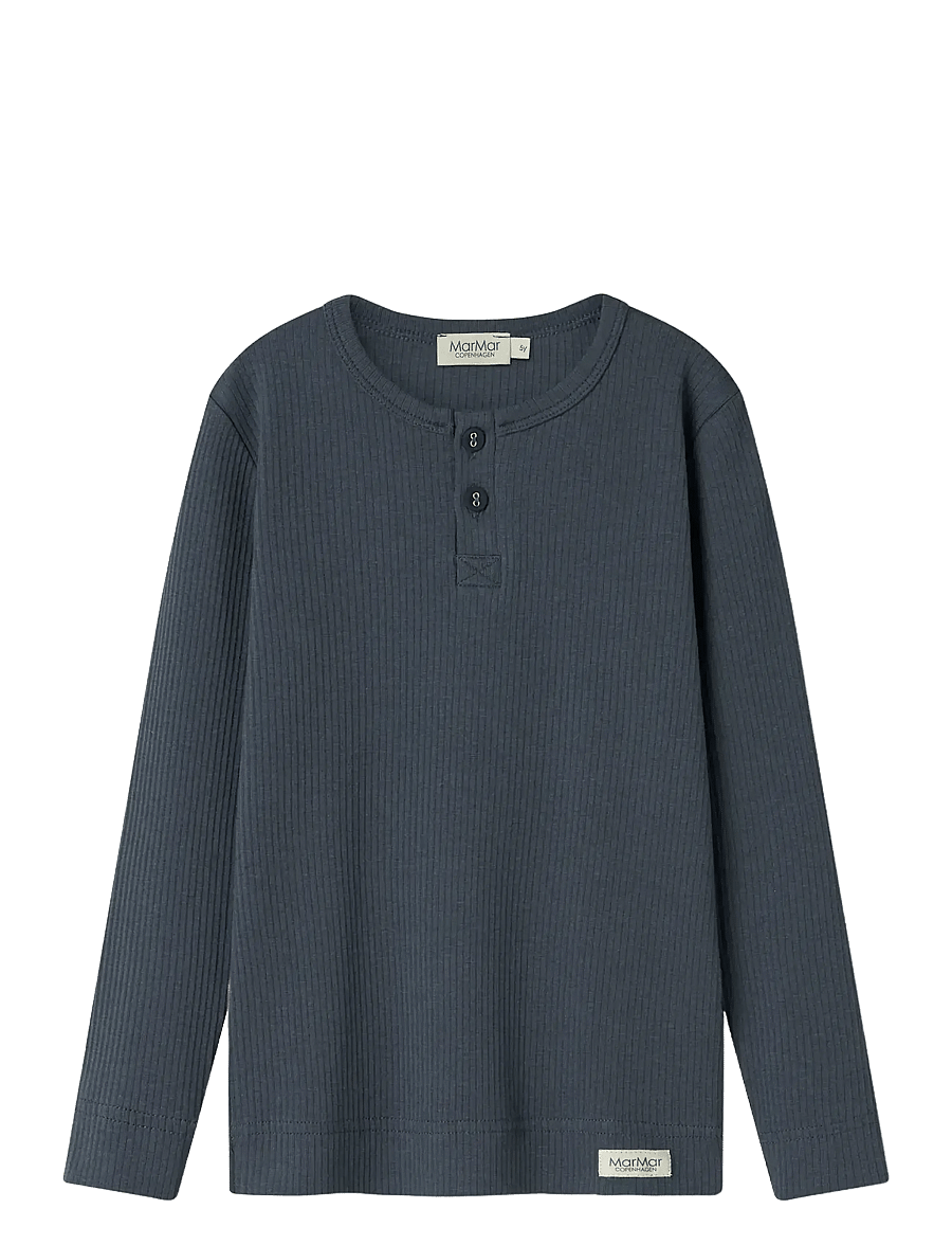 MarMar Copenhagen - Tee LS - långärmade t-shirts - blue - 1