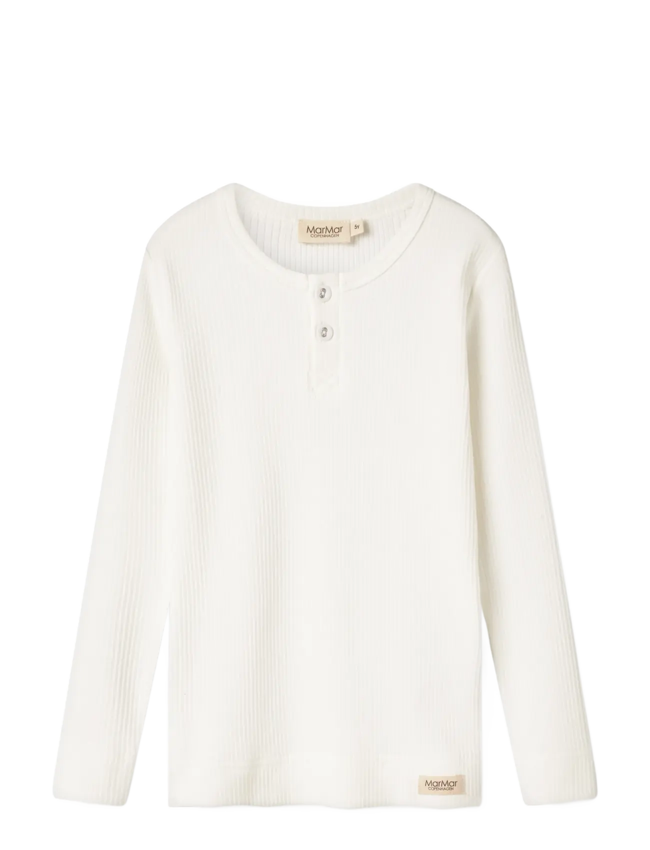 MarMar Copenhagen - Tee LS - långärmade t-shirts - gentle white - 1