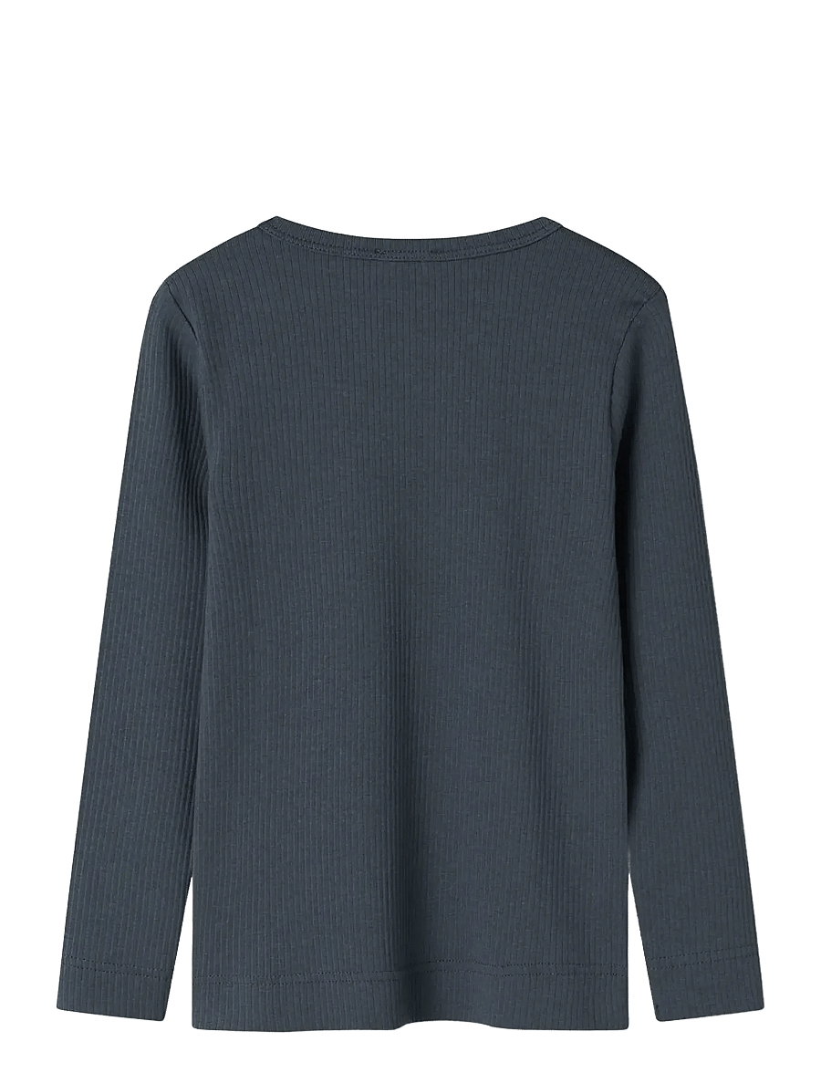 MarMar Copenhagen - Plain Tee LS - långärmade t-shirts - blue - 1