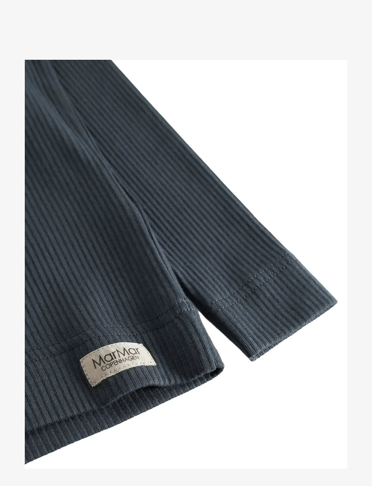 MarMar Copenhagen - Plain Tee LS - långärmade t-shirts - blue - 2