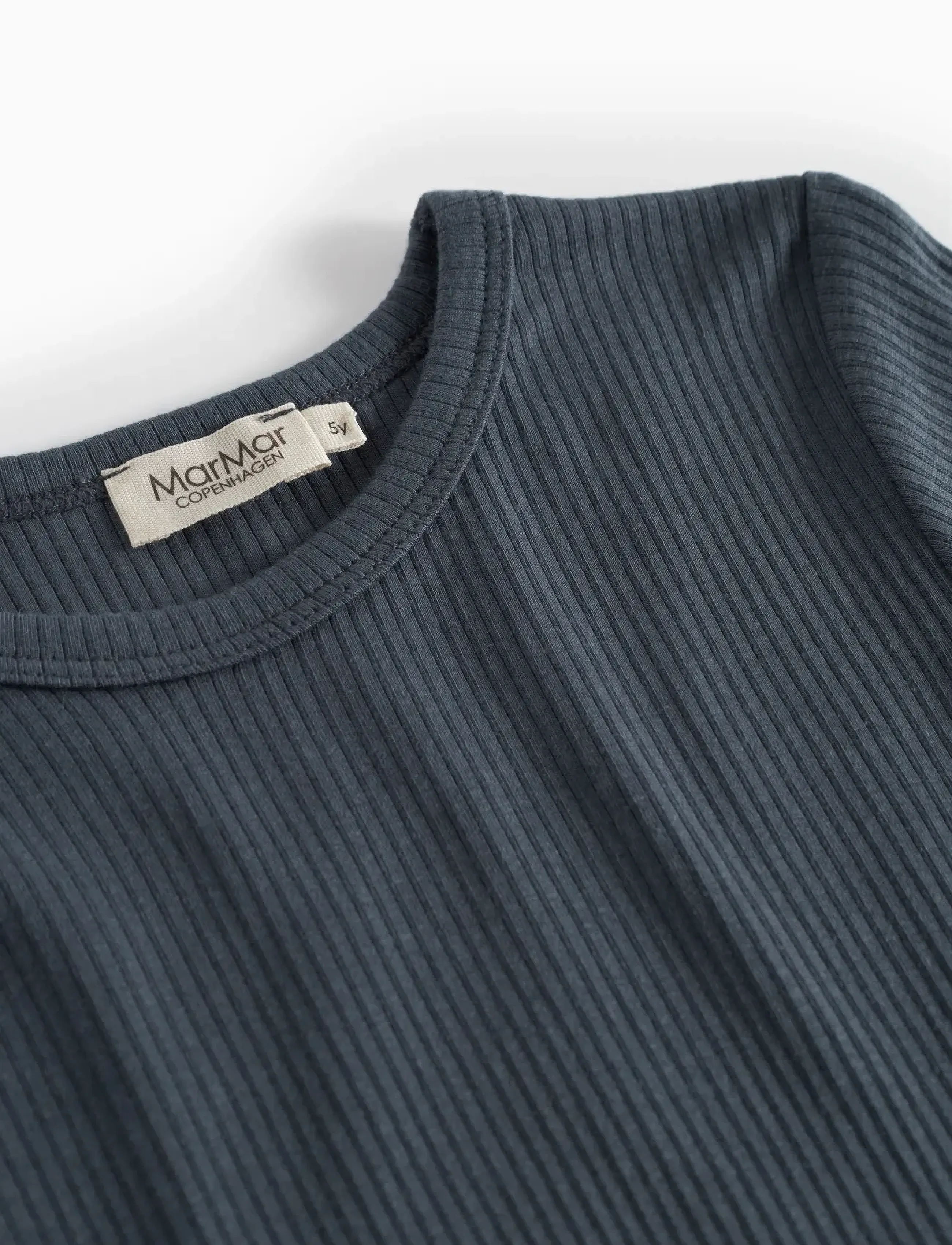 MarMar Copenhagen - Plain Tee LS - long-sleeved t-shirts - blue - 2