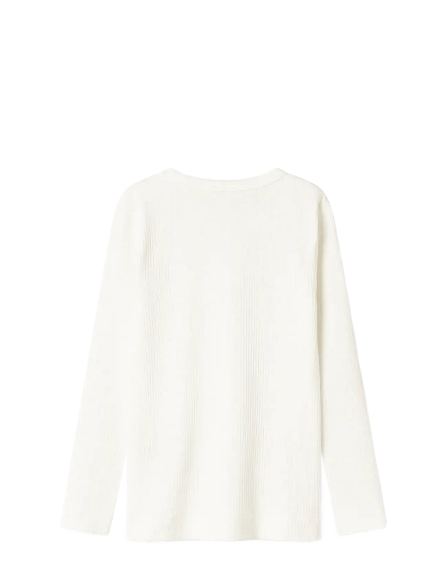 MarMar Copenhagen - Plain Tee LS - långärmade t-shirts - gentle white - 2