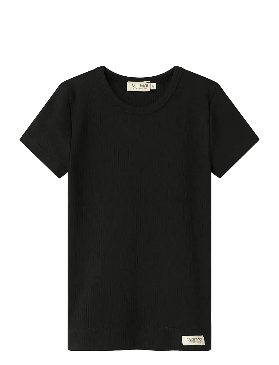 MarMar Copenhagen - Plain Tee SS - kurzärmelige - black - 0