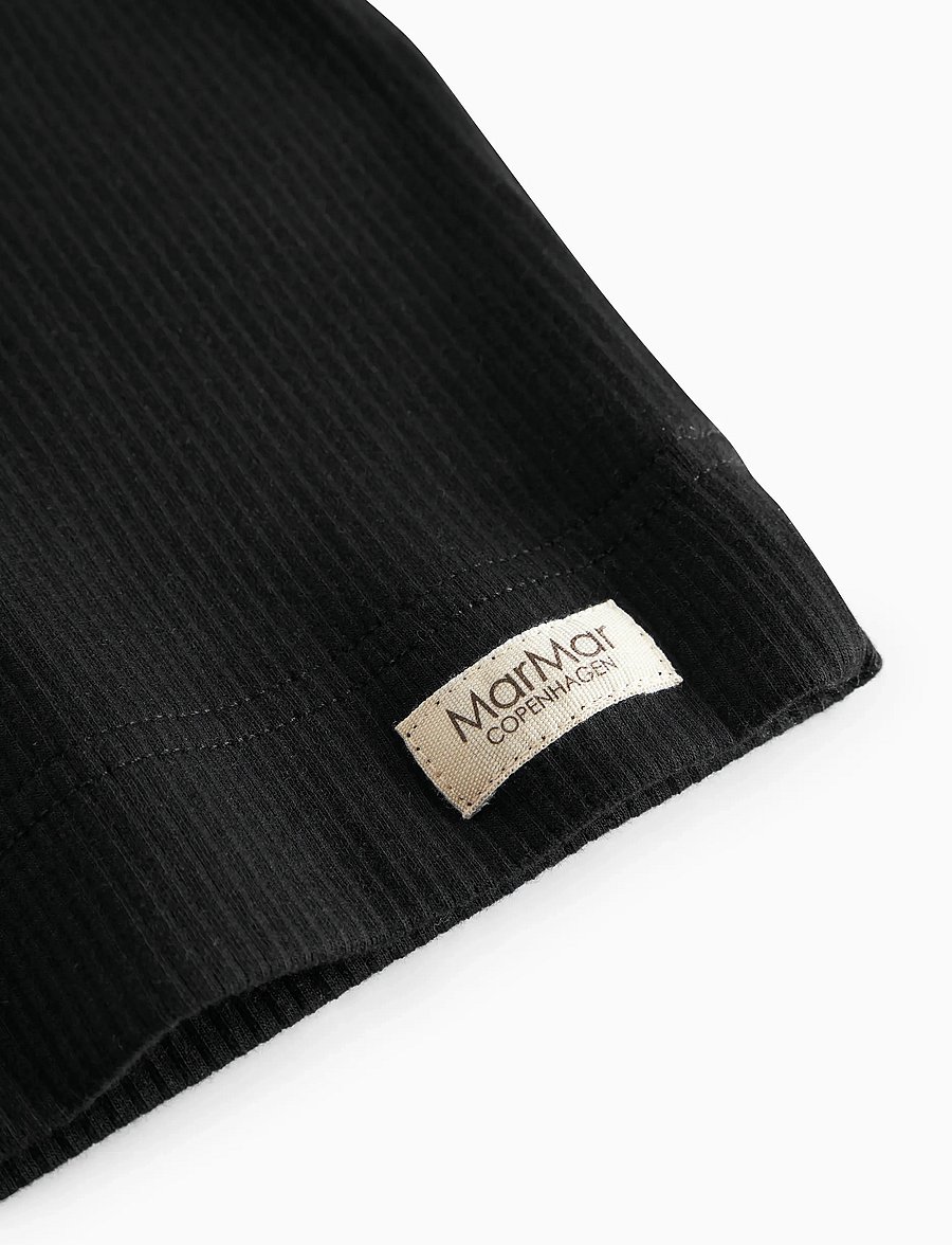 MarMar Copenhagen - Plain Tee SS - kurzärmelige - black - 3