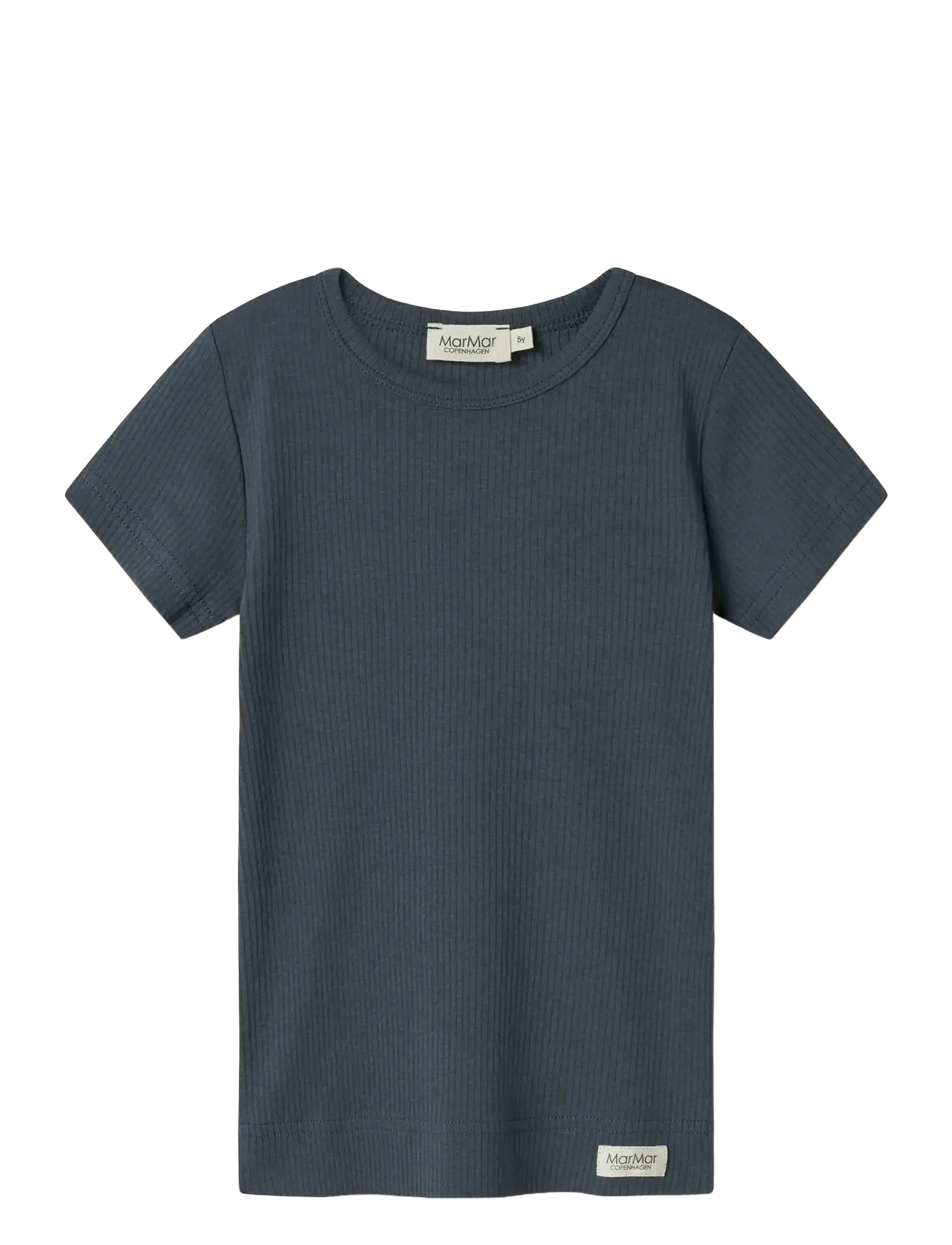 MarMar Copenhagen Plain Tee SS - Oberteile & T-Shirts - BLUE / blue