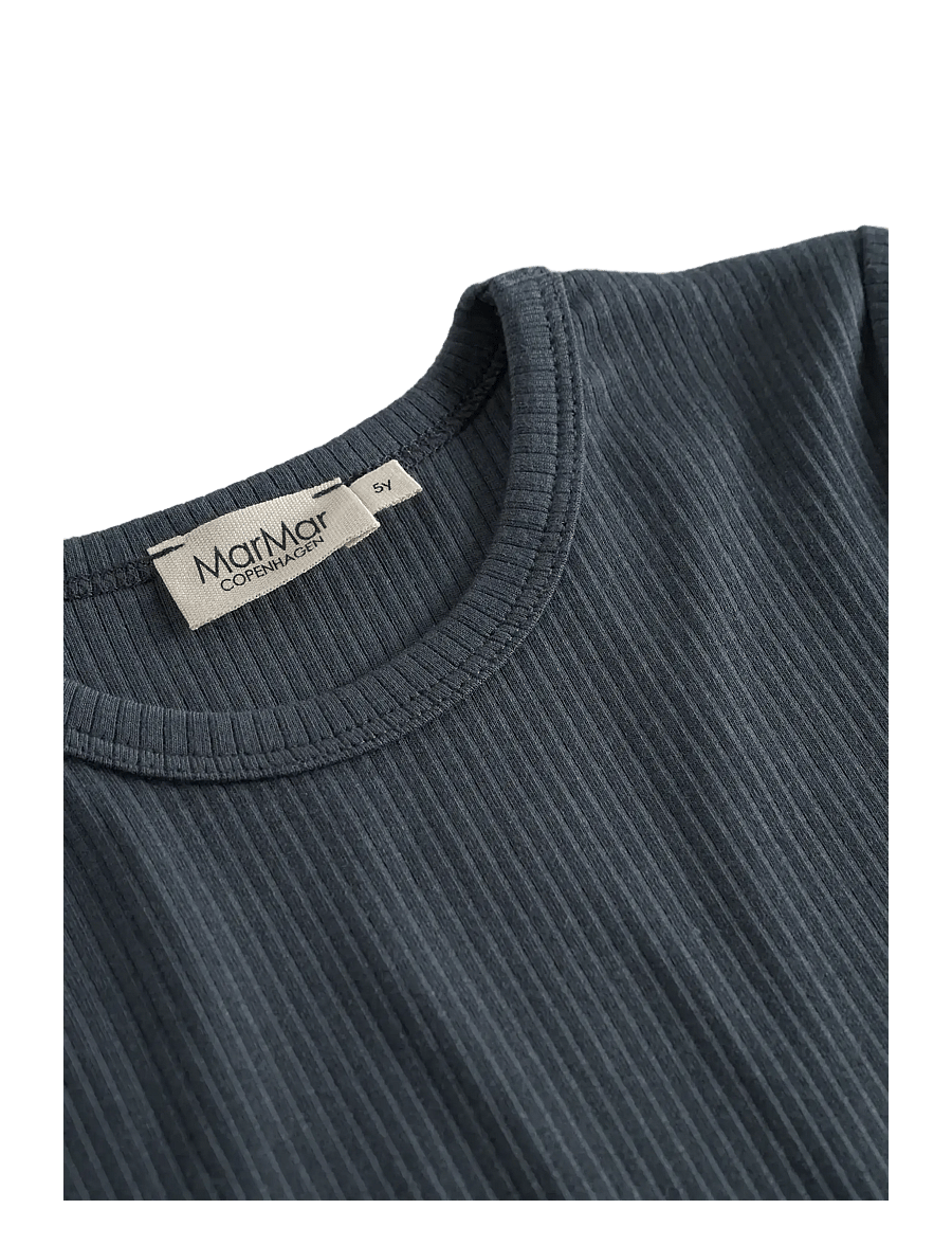 MarMar Copenhagen - Plain Tee SS - lühikeste varrukatega t-särgid - blue - 2