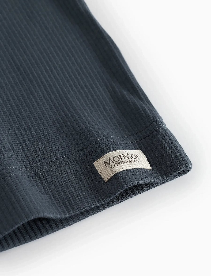 MarMar Copenhagen - Plain Tee SS - lühikeste varrukatega t-särgid - blue - 3