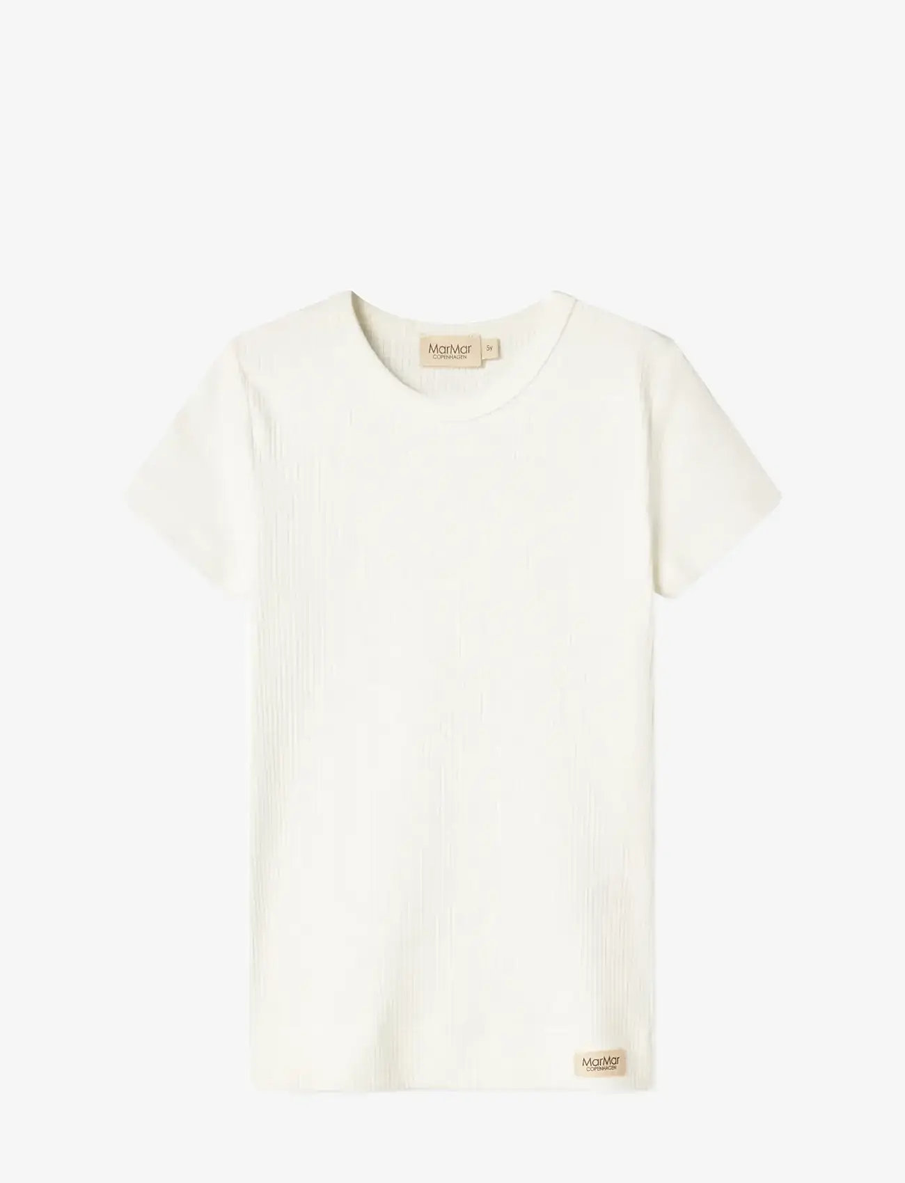 MarMar Copenhagen - Plain Tee SS - kortærmede t-shirts - gentle white - 0