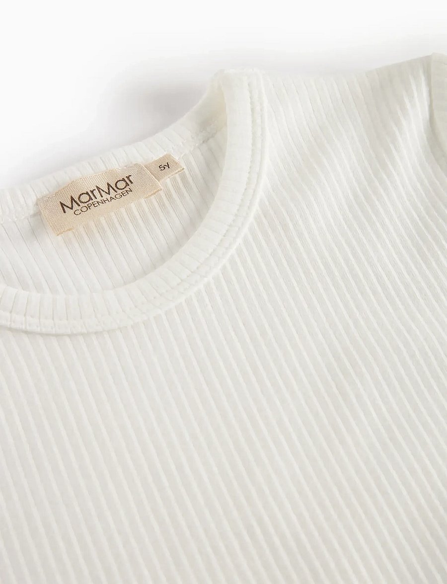 MarMar Copenhagen - Plain Tee SS - lühikeste varrukatega t-särgid - gentle white - 2