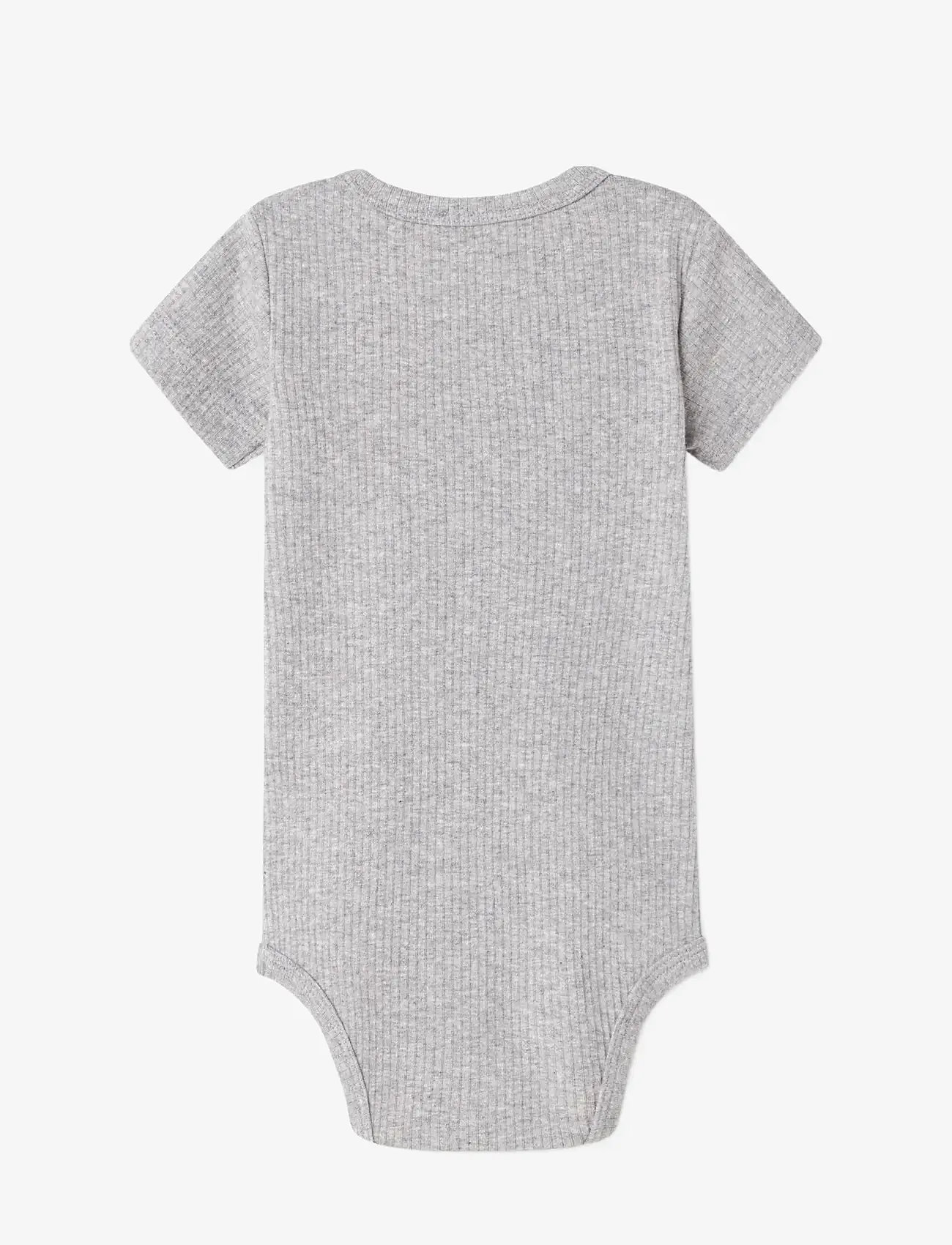 MarMar Copenhagen - Body SS - kortærmede bodyer - light grey melange - 1