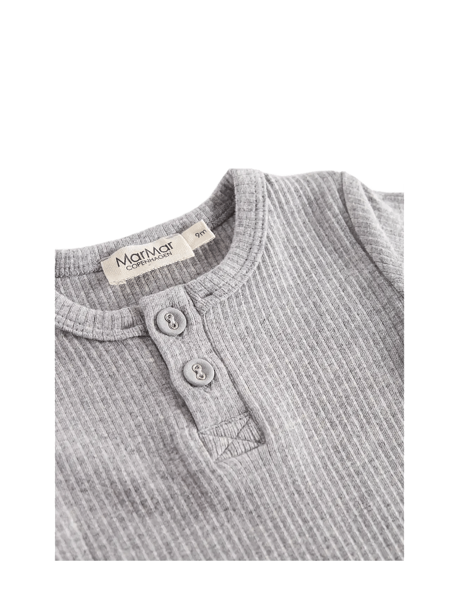 MarMar Copenhagen - Body SS - lühikeste varrukatega bodid - light grey melange - 2