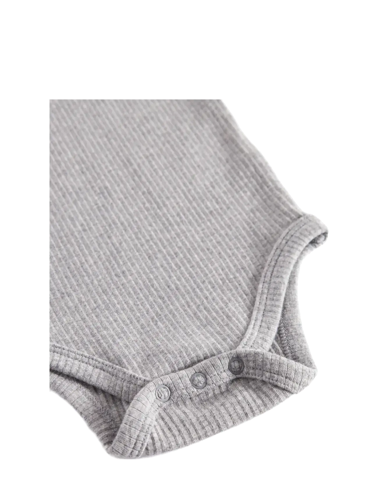 MarMar Copenhagen - Body SS - short-sleeved bodies - light grey melange - 3