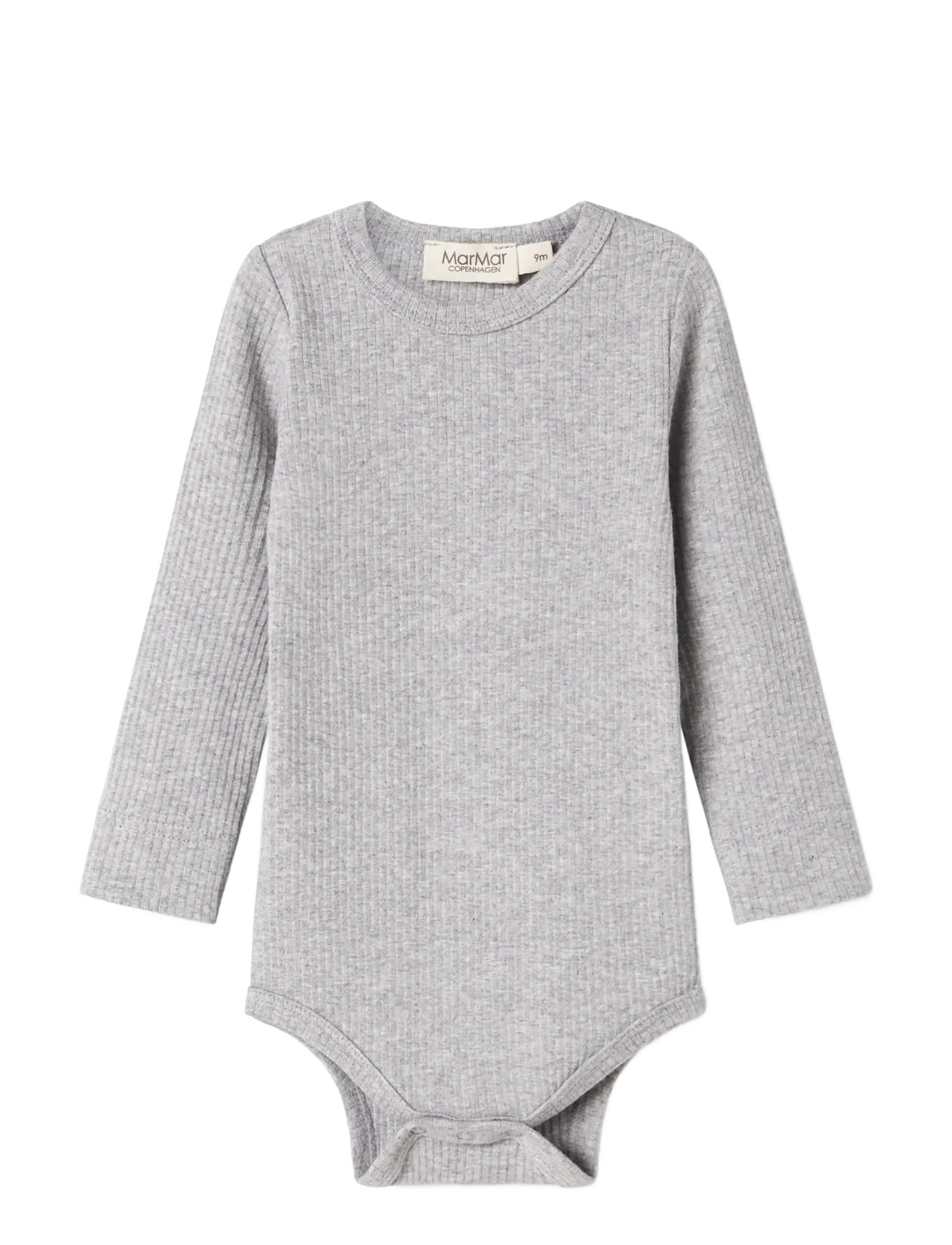 MarMar Copenhagen Plain Body LS - New Arrivals - LIGHT GREY MELANGE / grey