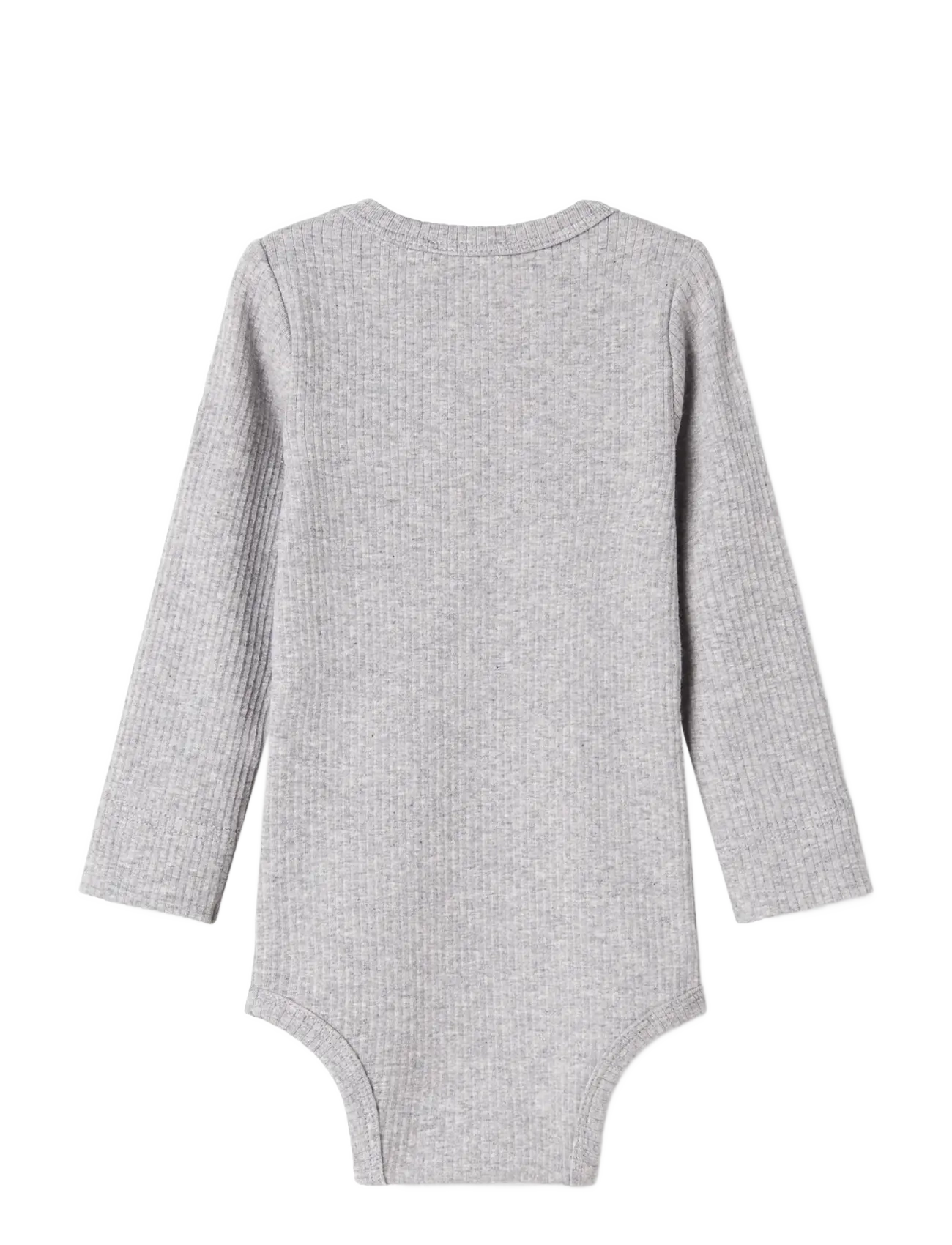 MarMar Copenhagen - Plain Body LS - long-sleeved bodies - light grey melange - 1