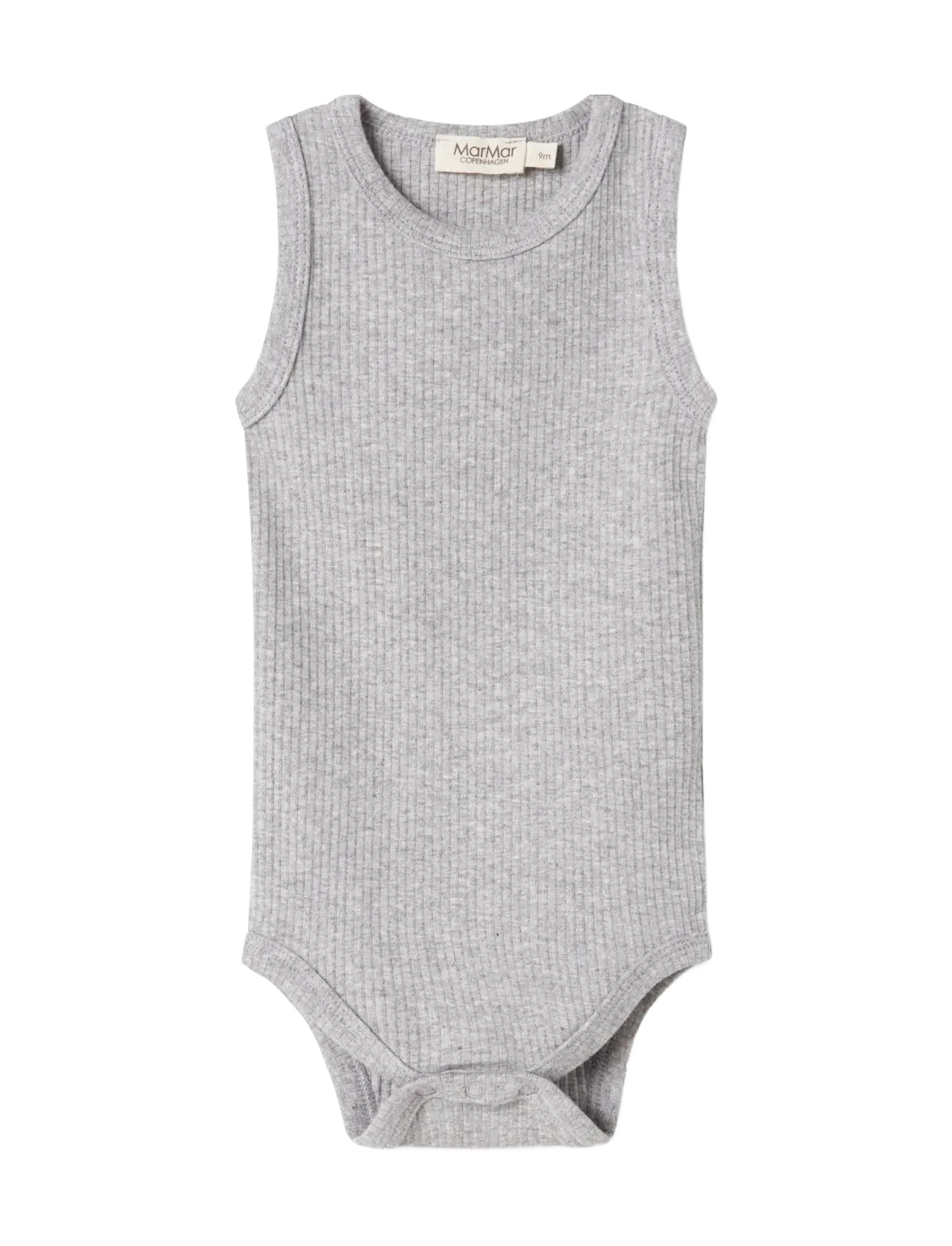 MarMar Copenhagen Body Sleeveless, 86, Grey, Kroppe > Kroppe Uden Ærmer, Børn