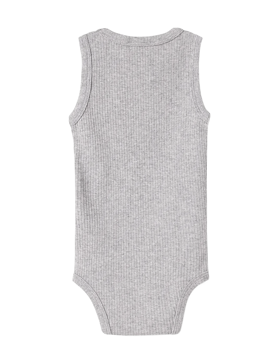 MarMar Copenhagen - Body Sleeveless - Ärmellose bodys - light grey melange - 1