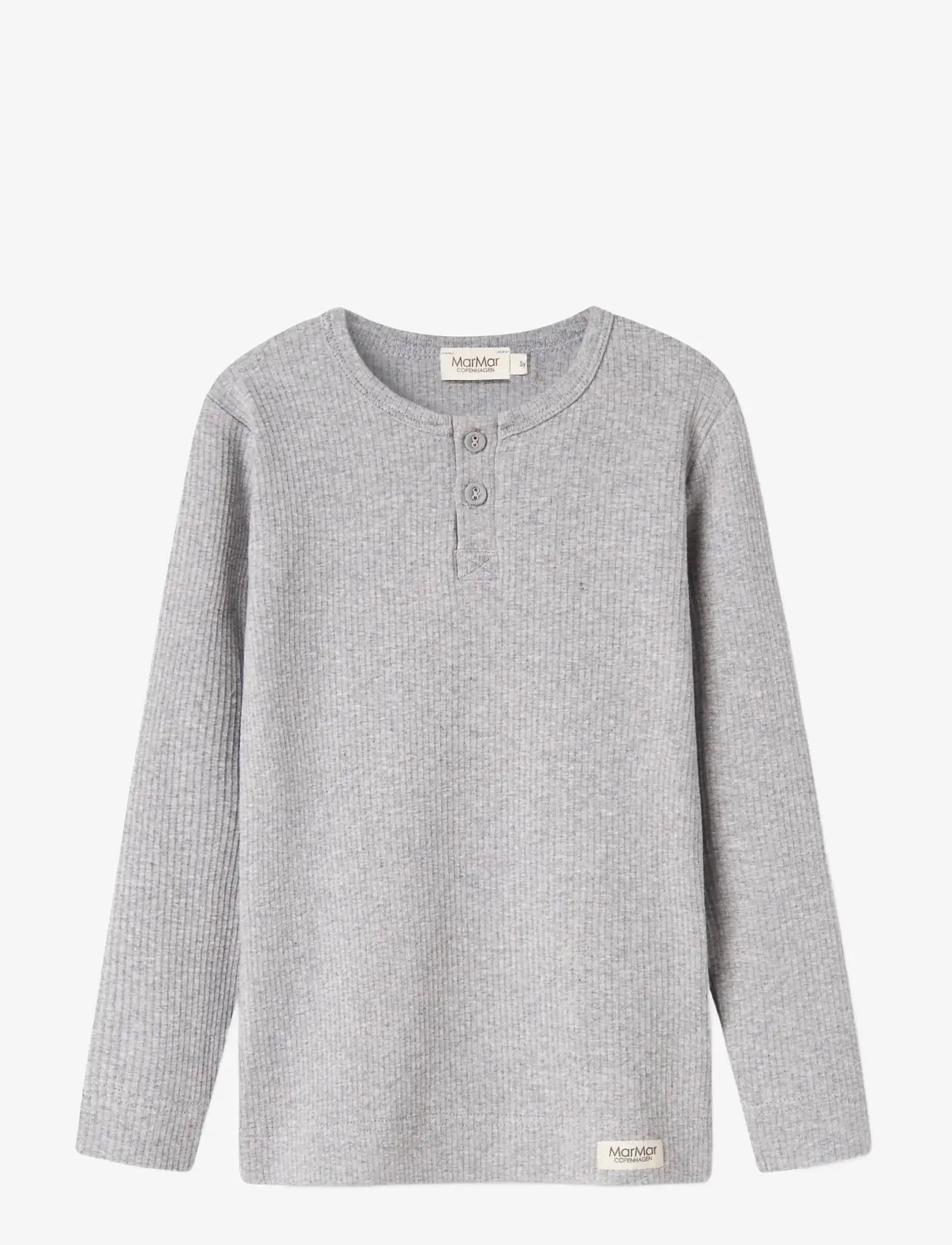 MarMar Copenhagen - Tee LS - marškinėliai ilgomis rankovėmis - light grey melange - 1