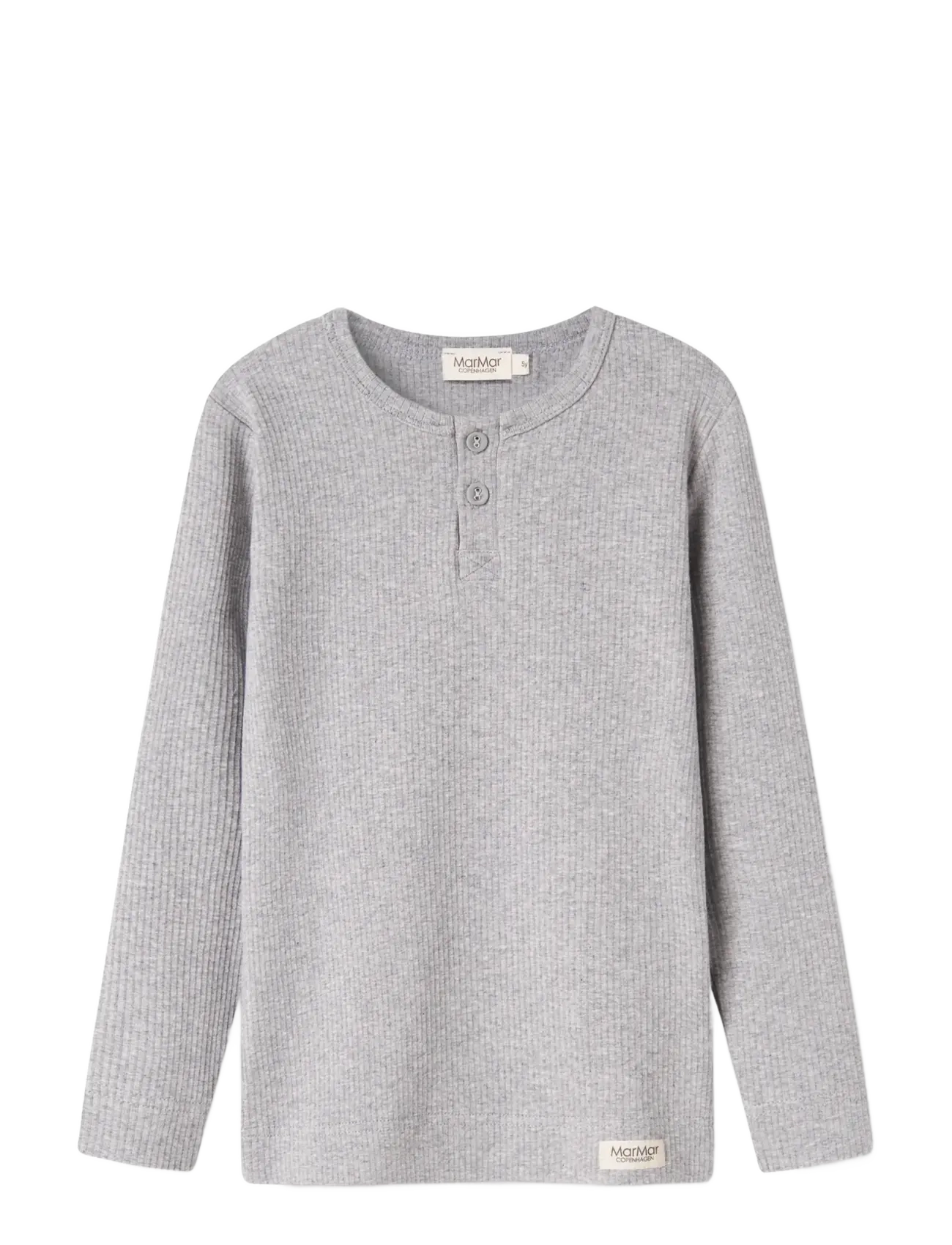 MarMar Copenhagen Tee LS - New Arrivals - LIGHT GREY MELANGE / grey